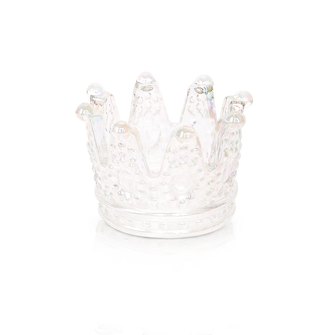 2 In 1 Crown Crystal Nail Art Dappen Dish and Pen Holder