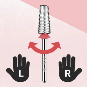 Tungsten Carbide Professional 5 in 1 Nail Drill Bits