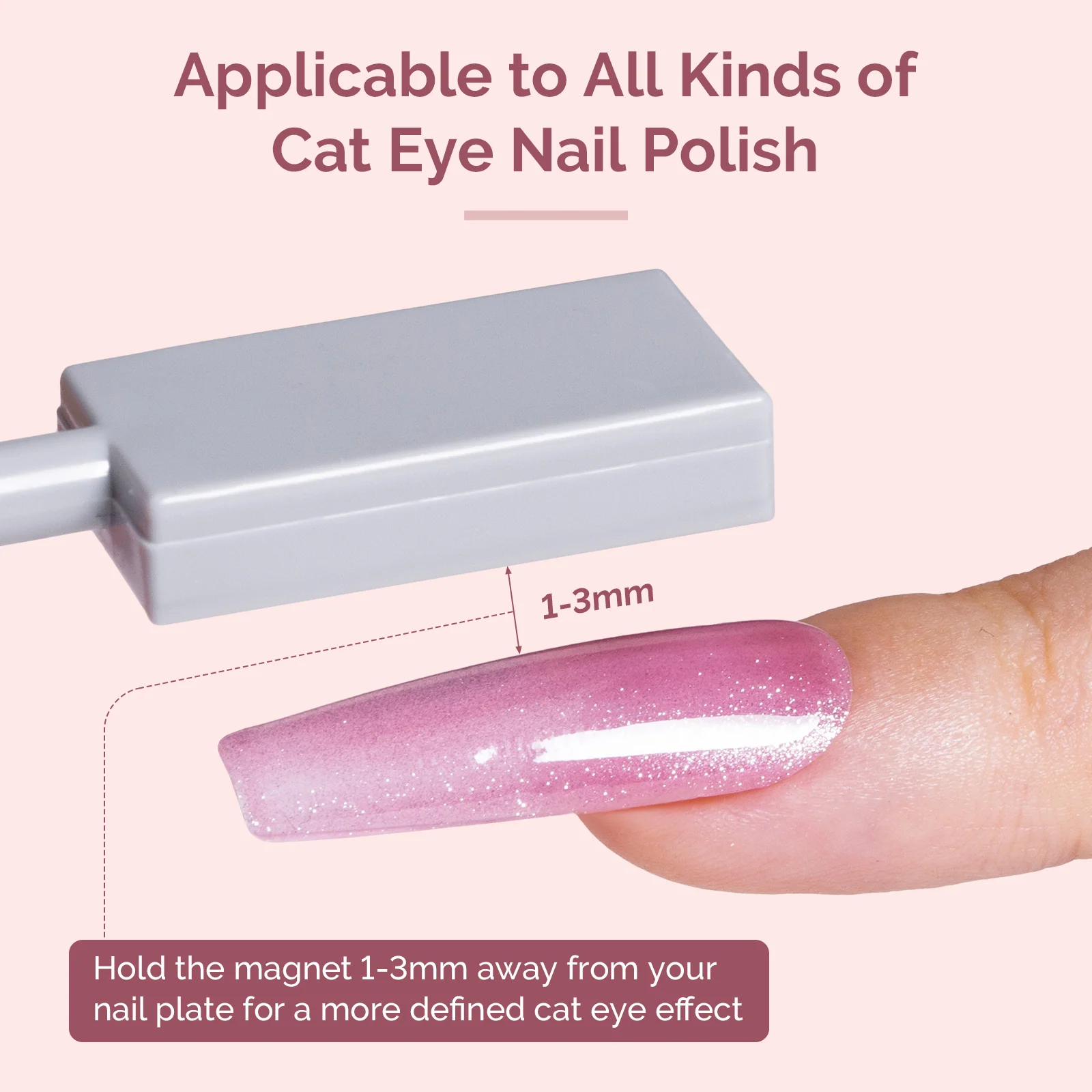 Cat Eye Gel Nail Polish Magnet Set 11 Pieces for Nail Art