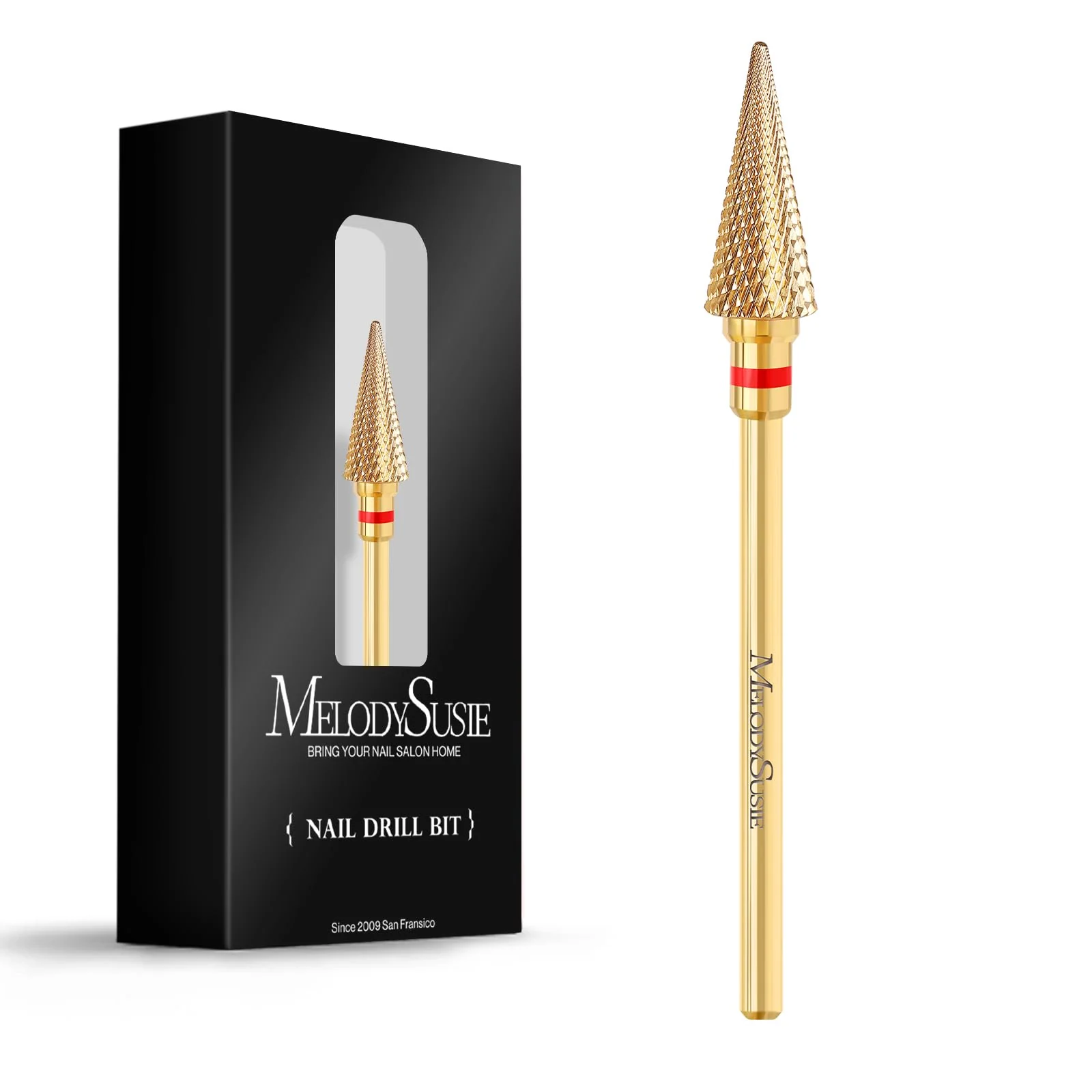 Tapered Nib Carbide Tungsten Nail Drill Bit for Gel and Acrylic