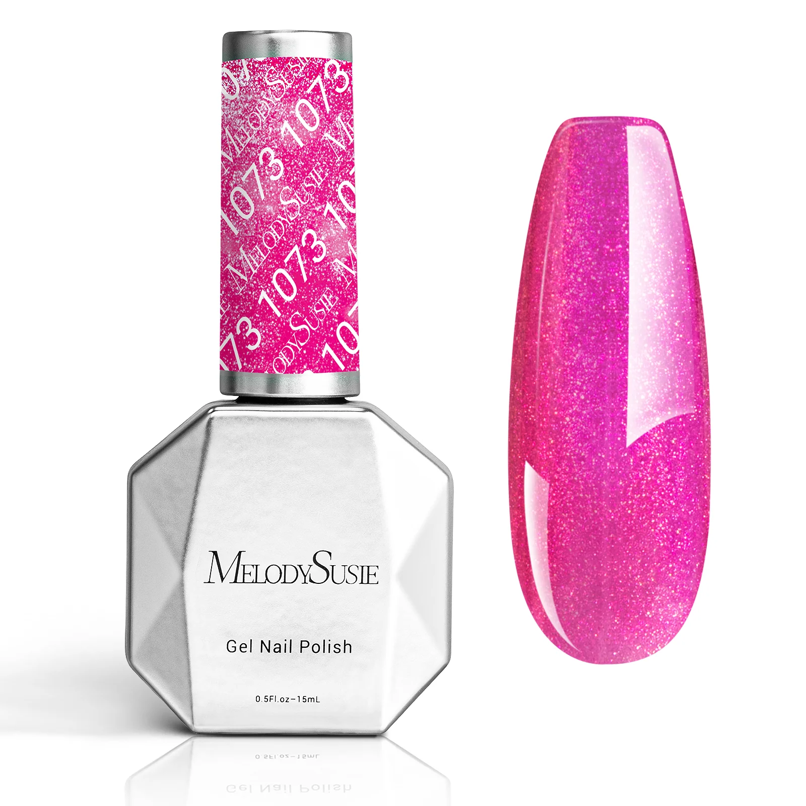 1073 Pink Neon Bliss - 无TPO浓稠凝胶指甲油（15ml）