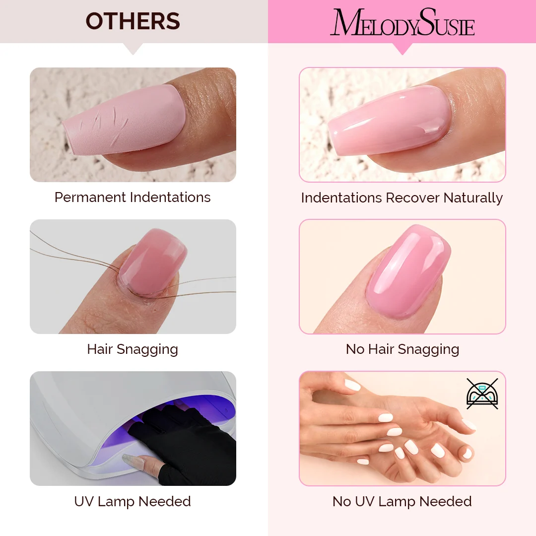 Melodysusie 夏季系列真实光疗美甲贴，适用于手足美甲