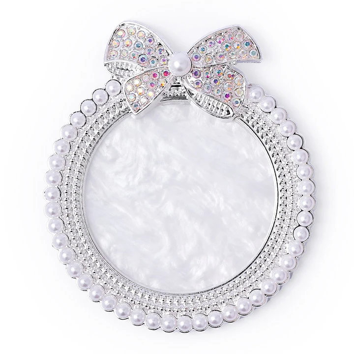 Nail Art Palette with Rhinestones and Pearls for Gel Mixing