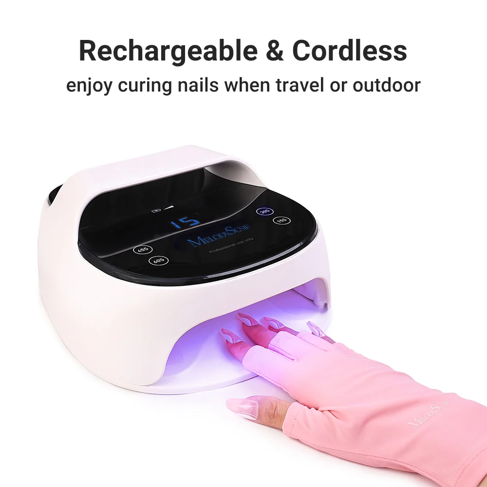 EOS 5 (SPro27I/SPro24TR) Rechargeable LED/UV Nail Lamp,Cordless Gel Curing