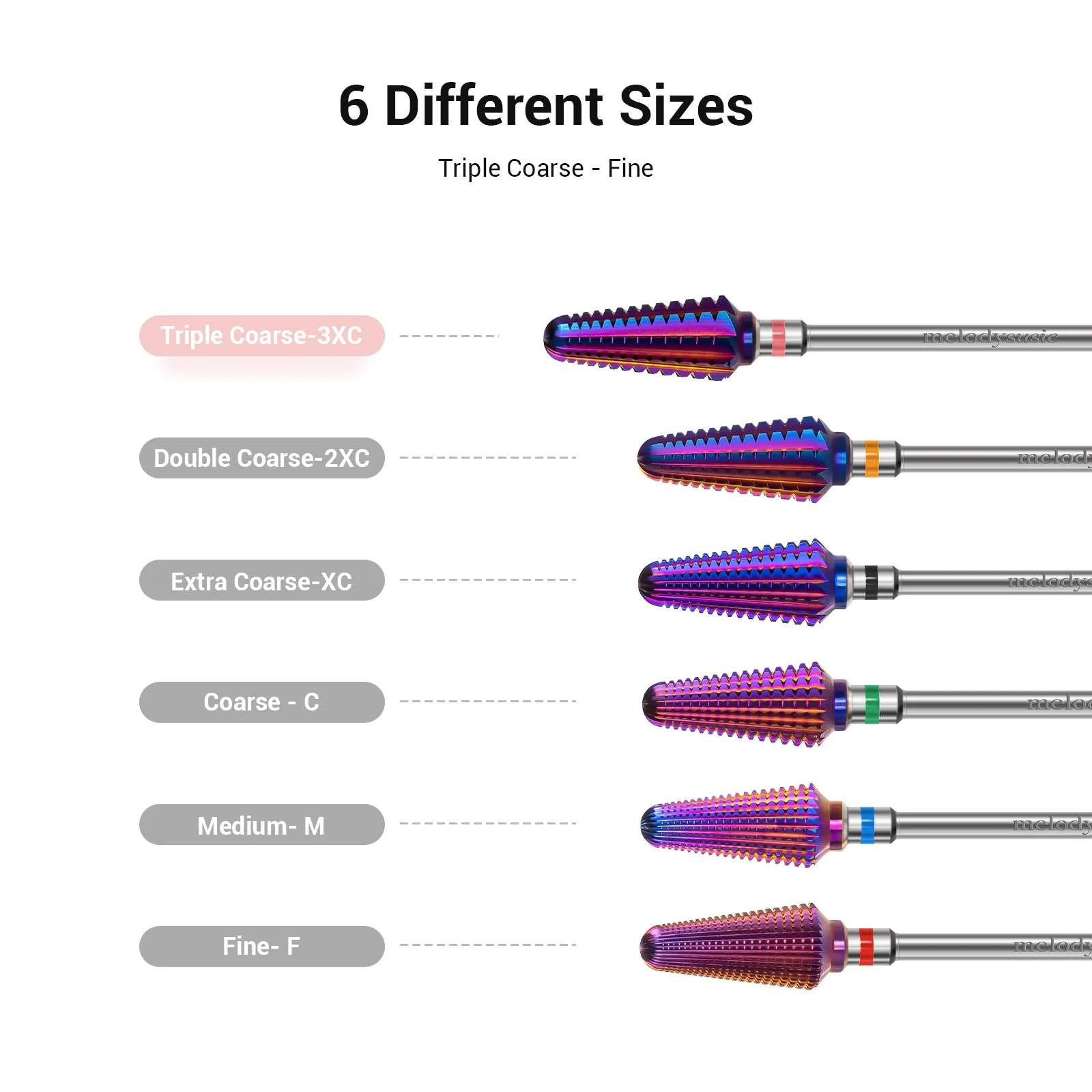 Tornado Tungsten Carbide Nail Drill Bits