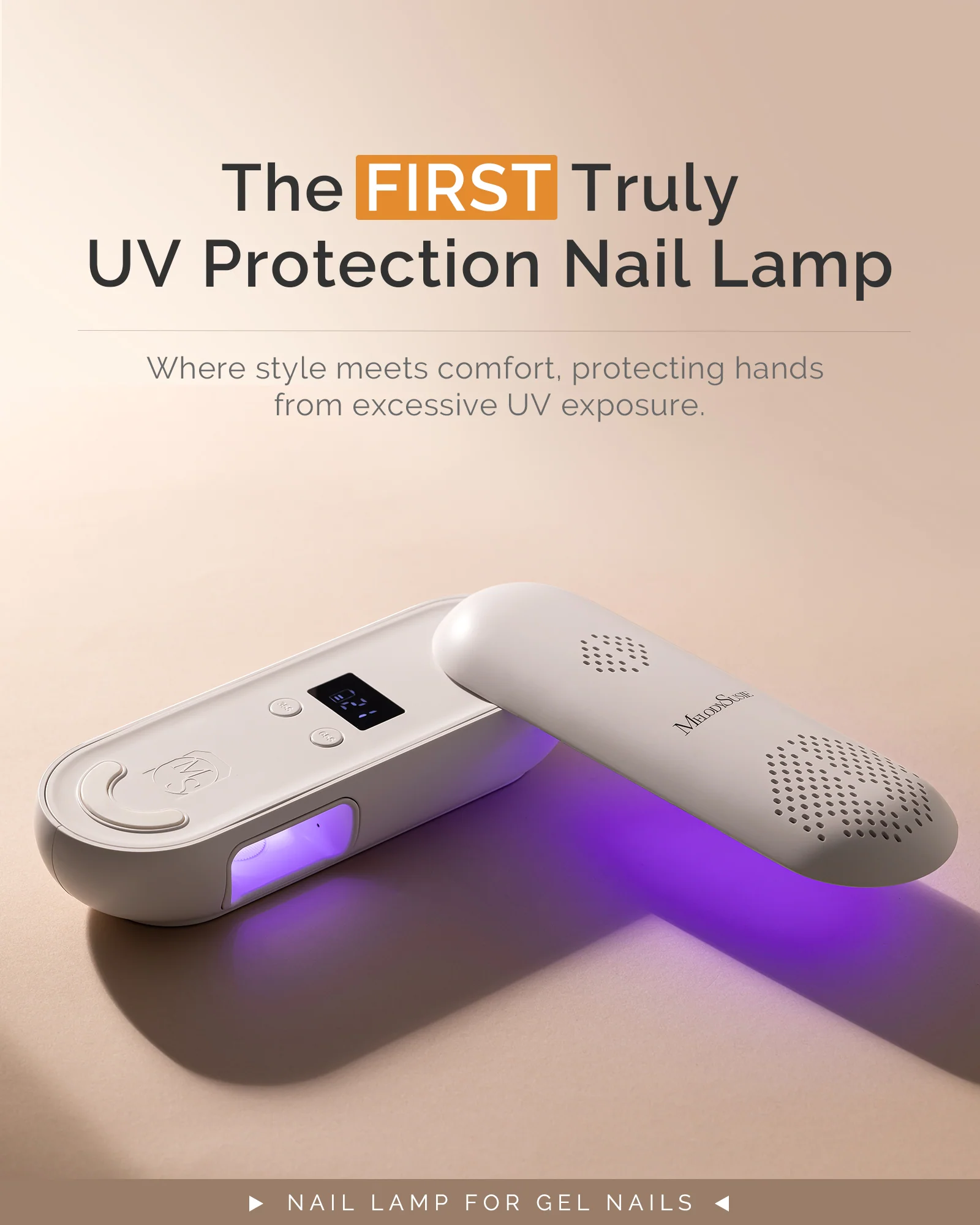 P-Plus20F Innovative UV Protection Rechargeable UV/LED Nail Lamp