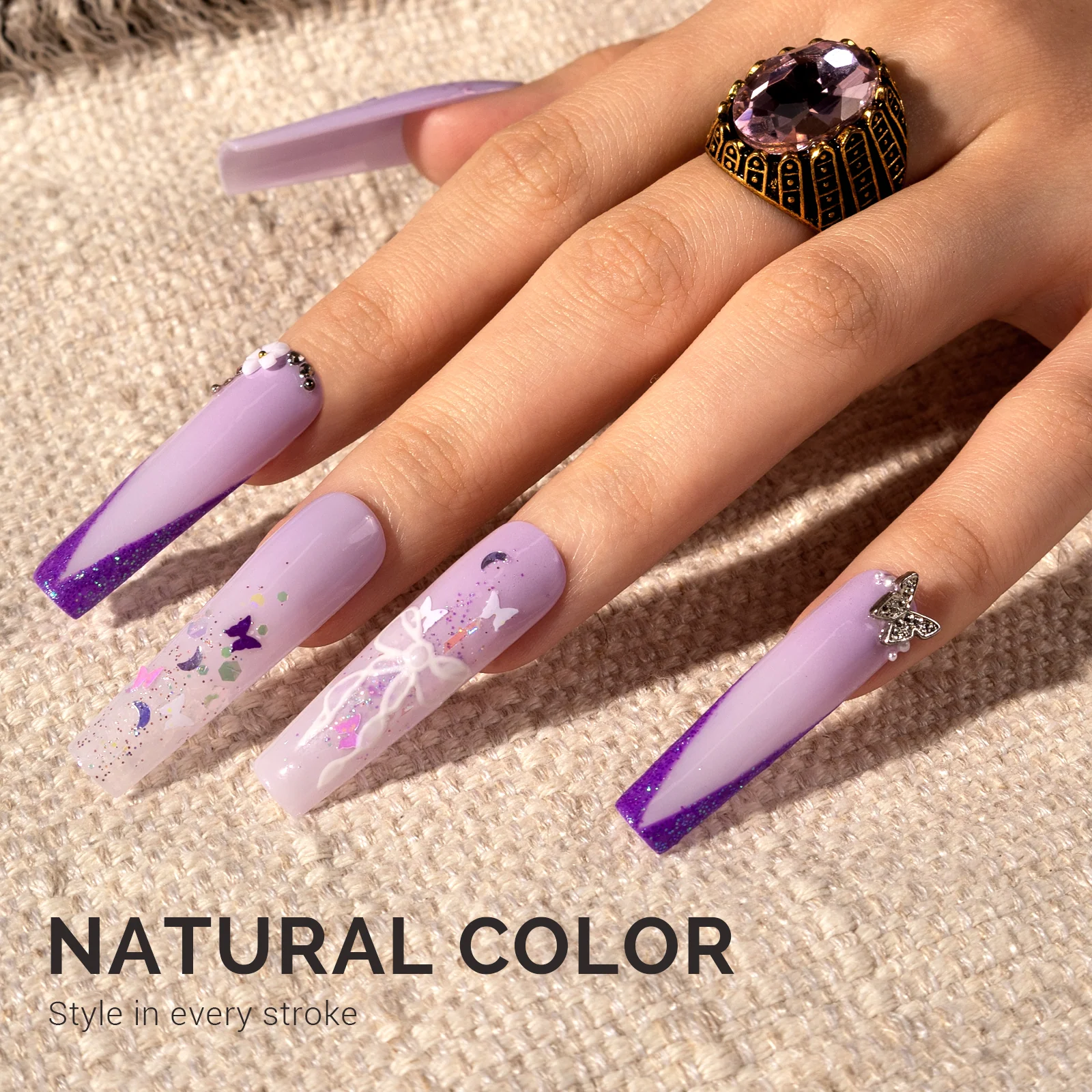 Jeweliver Jelly TPO-Free Gel Polish 15ml - Purple Chalcedony - JM05