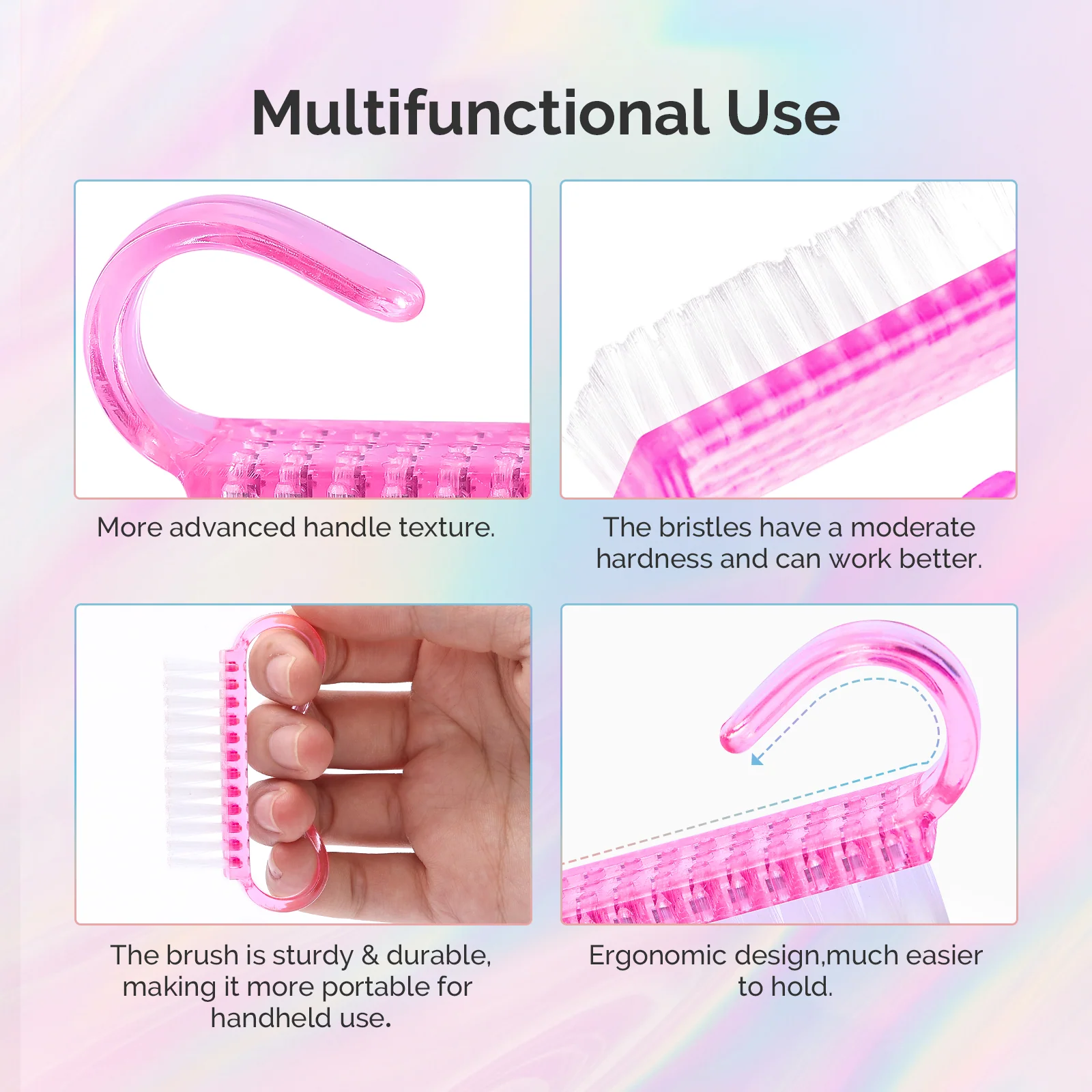 LED/UV Nail Lamps & Nail Drill Bits | MelodySusie 专业美甲锉与抛光条16件套装，100/180目