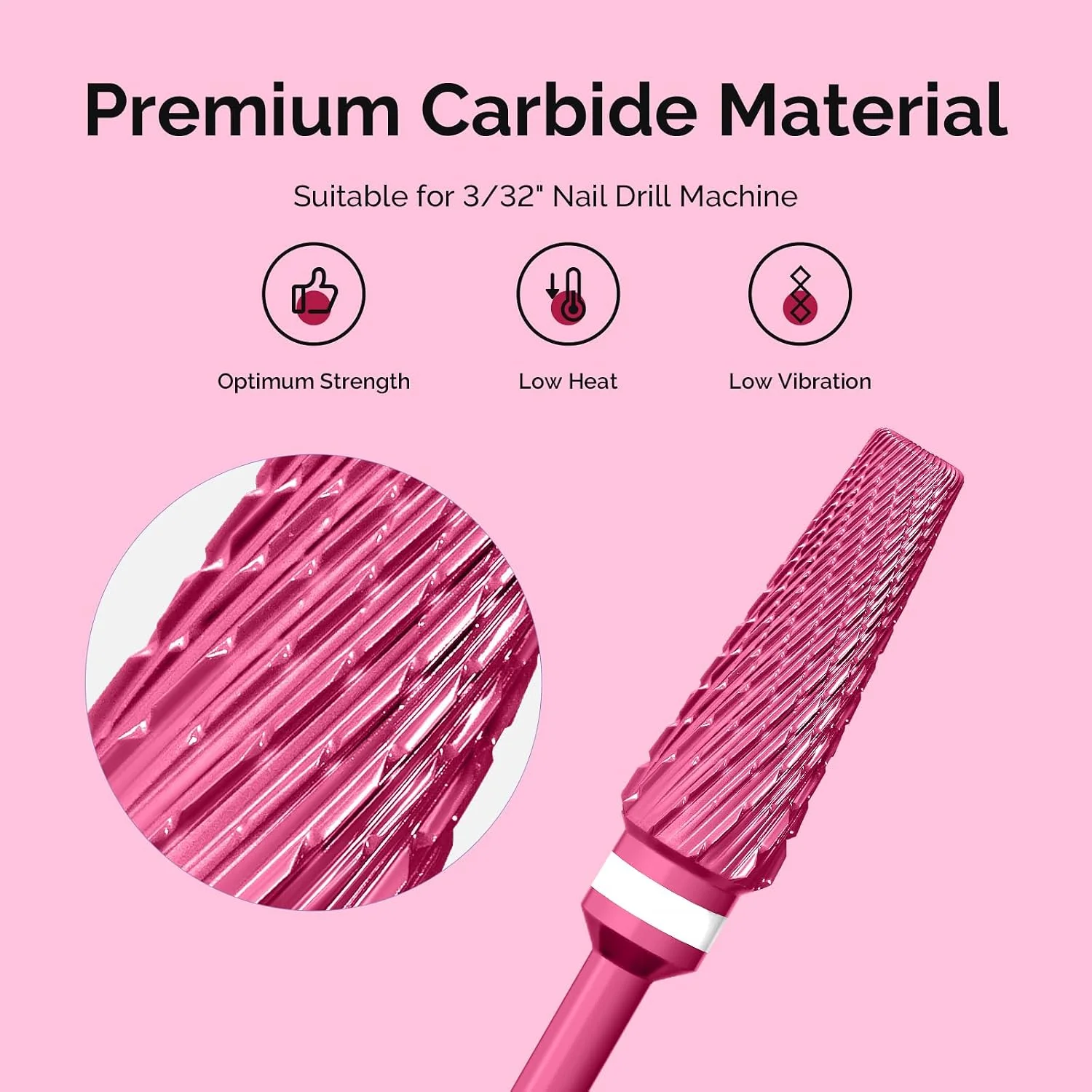 5 in 1 Pro Multi-function Mixed Sizes Tungsten Carbide Nail Drill Bit