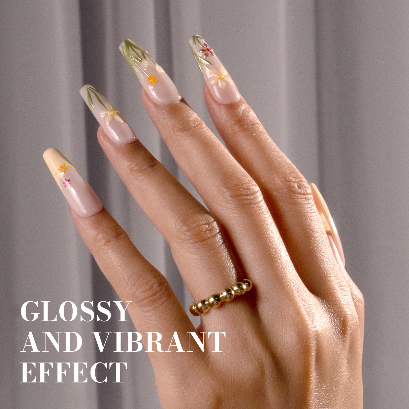 310 Creamy Yellow - TPO-Free Faster UV Curing Gel Nail Polish 0.5 fl oz/15ml