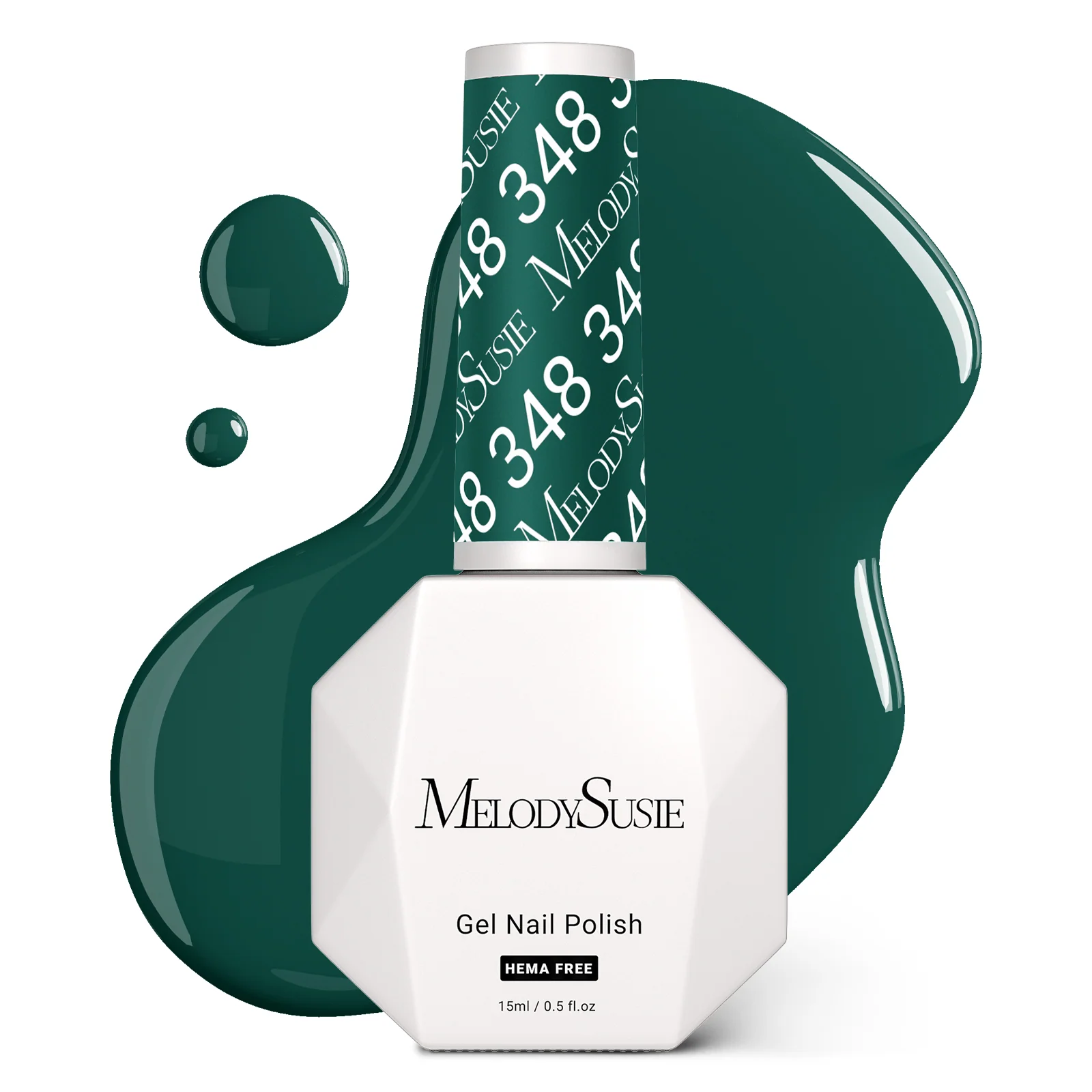 348 Green HEMA-Free Gel Nail Polish 0.5 fl oz 15ml