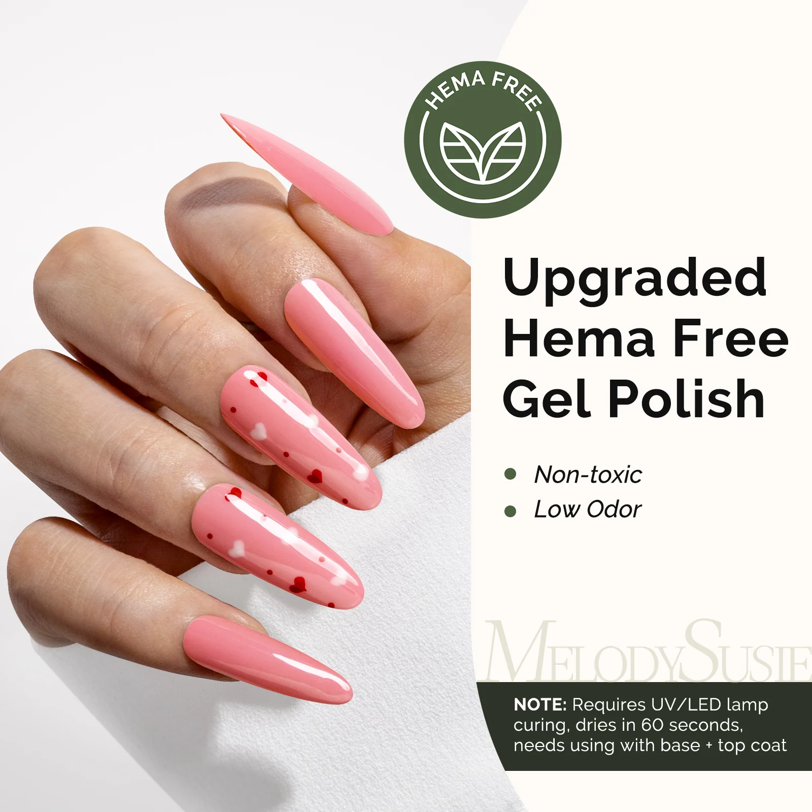 HEMA-Free Gel Nail Polish 0.5 fl oz/15ml - K0547 Thick Blush Pink