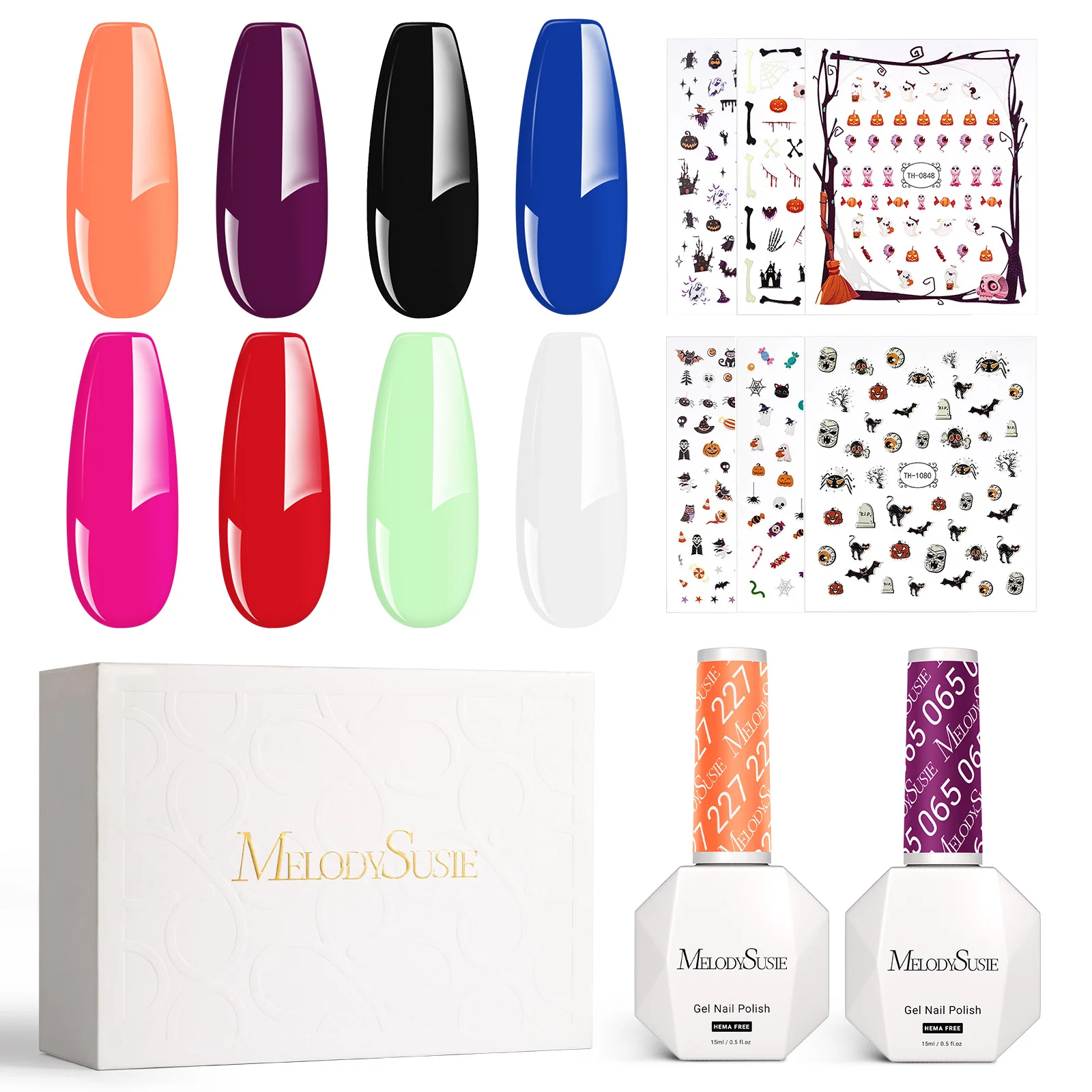 Halloween 15ml Gel Nail Polish Set