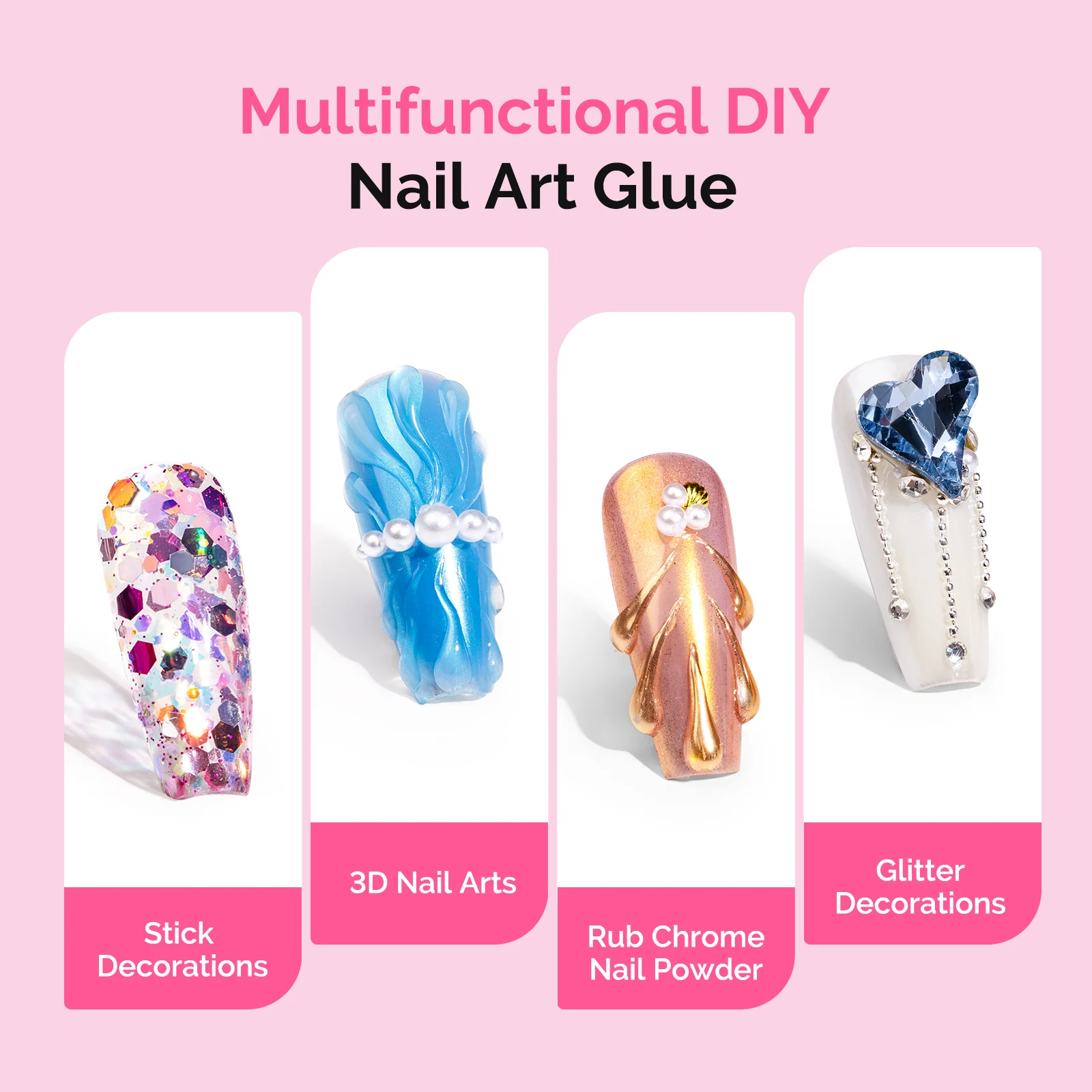 Nail Rhinestone Glue 15g - 2Pcs
