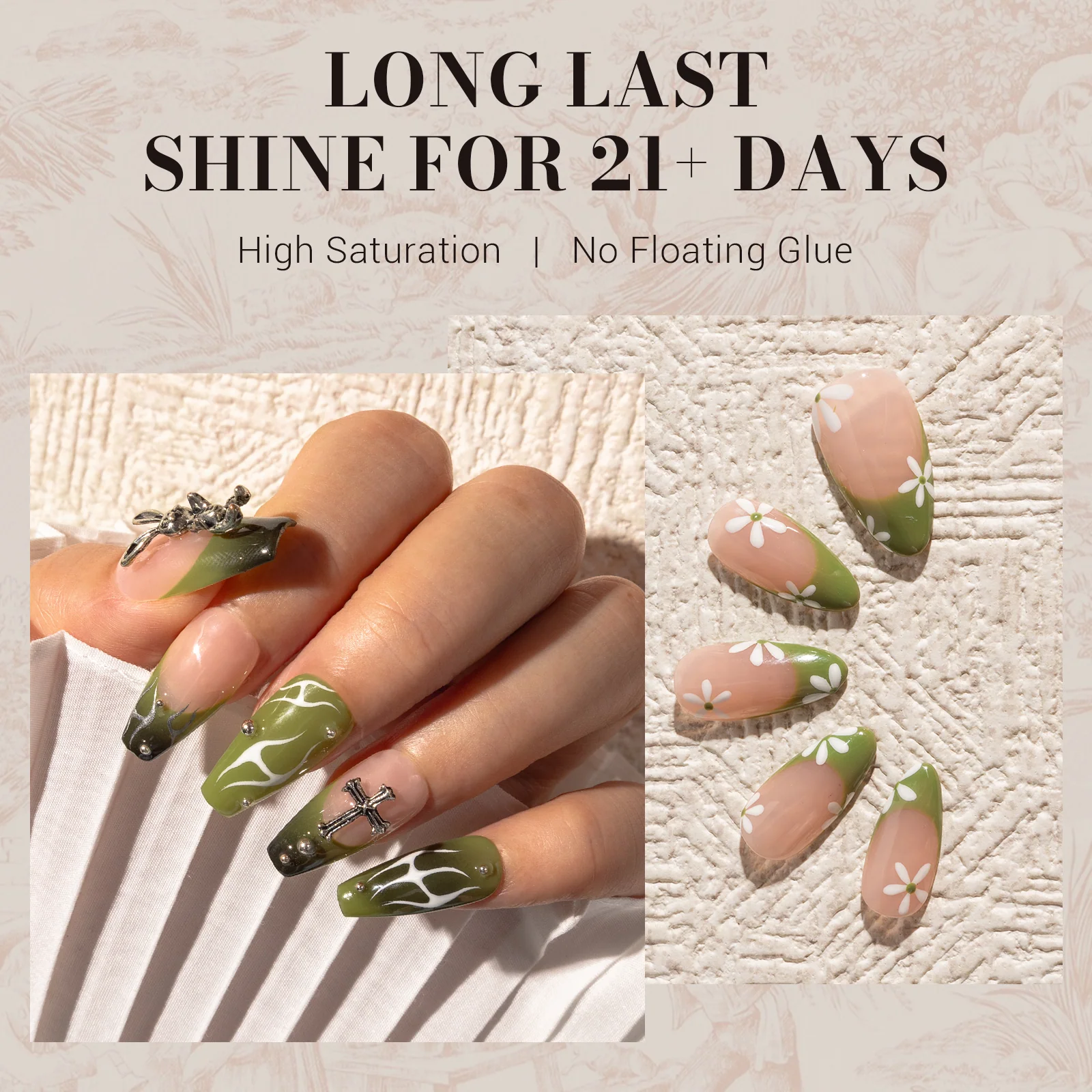 603 Olive Green - 无 TPO 快速 UV 固化甲油胶 0.5 fl oz/15ml