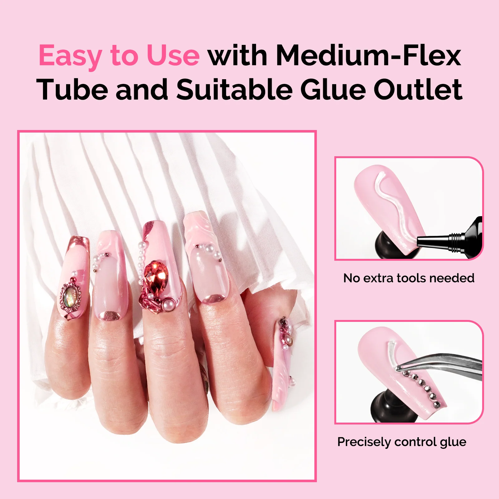 Nail Rhinestone Glue 15g - 2Pcs