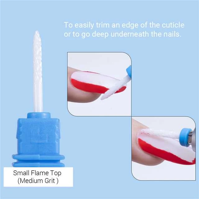 Professional Ceramic Nail Drill Bits Set (5Pcs)