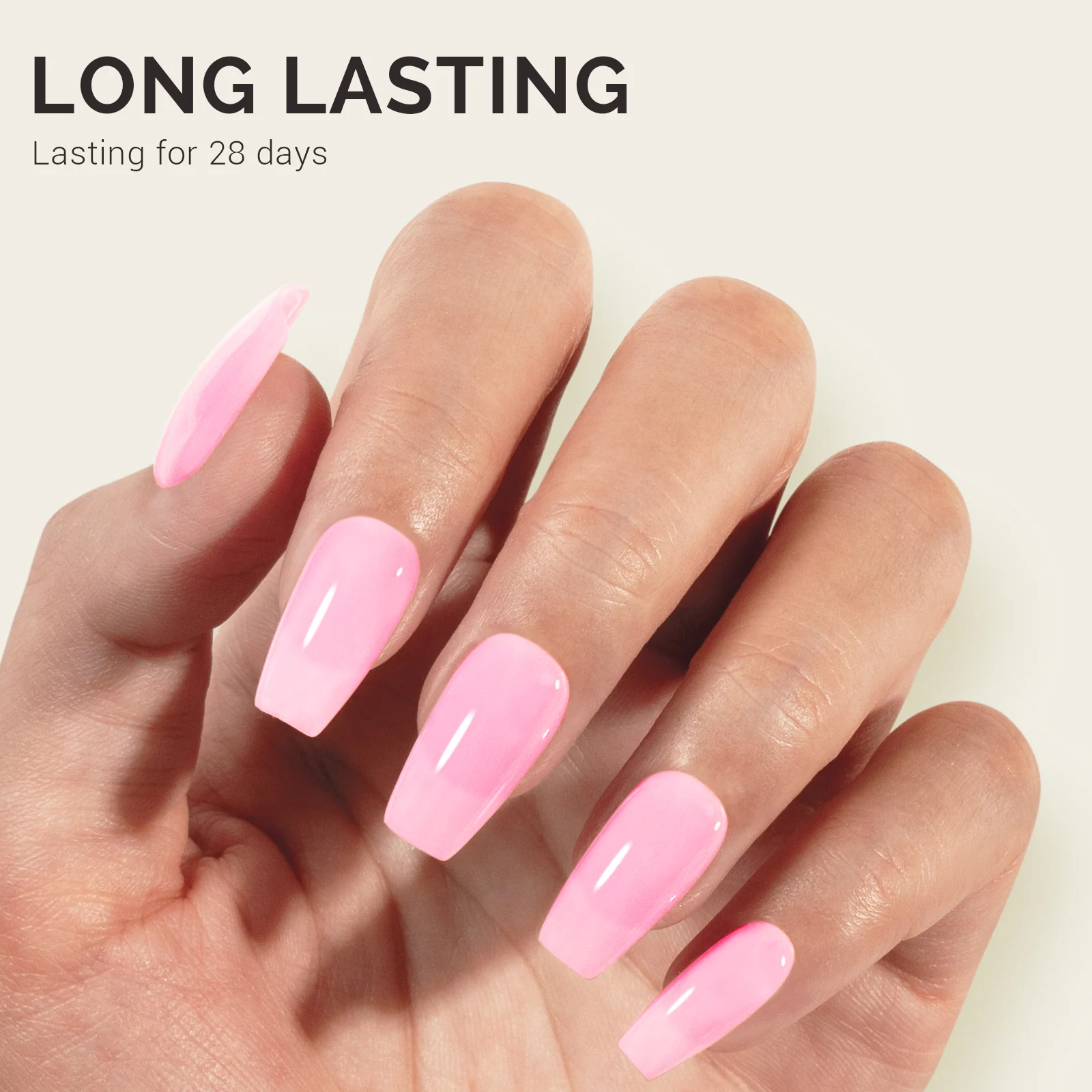 Jeweliver Jelly TPO-Free Gel Polish 15ml - Pink Diamond - JDZ63