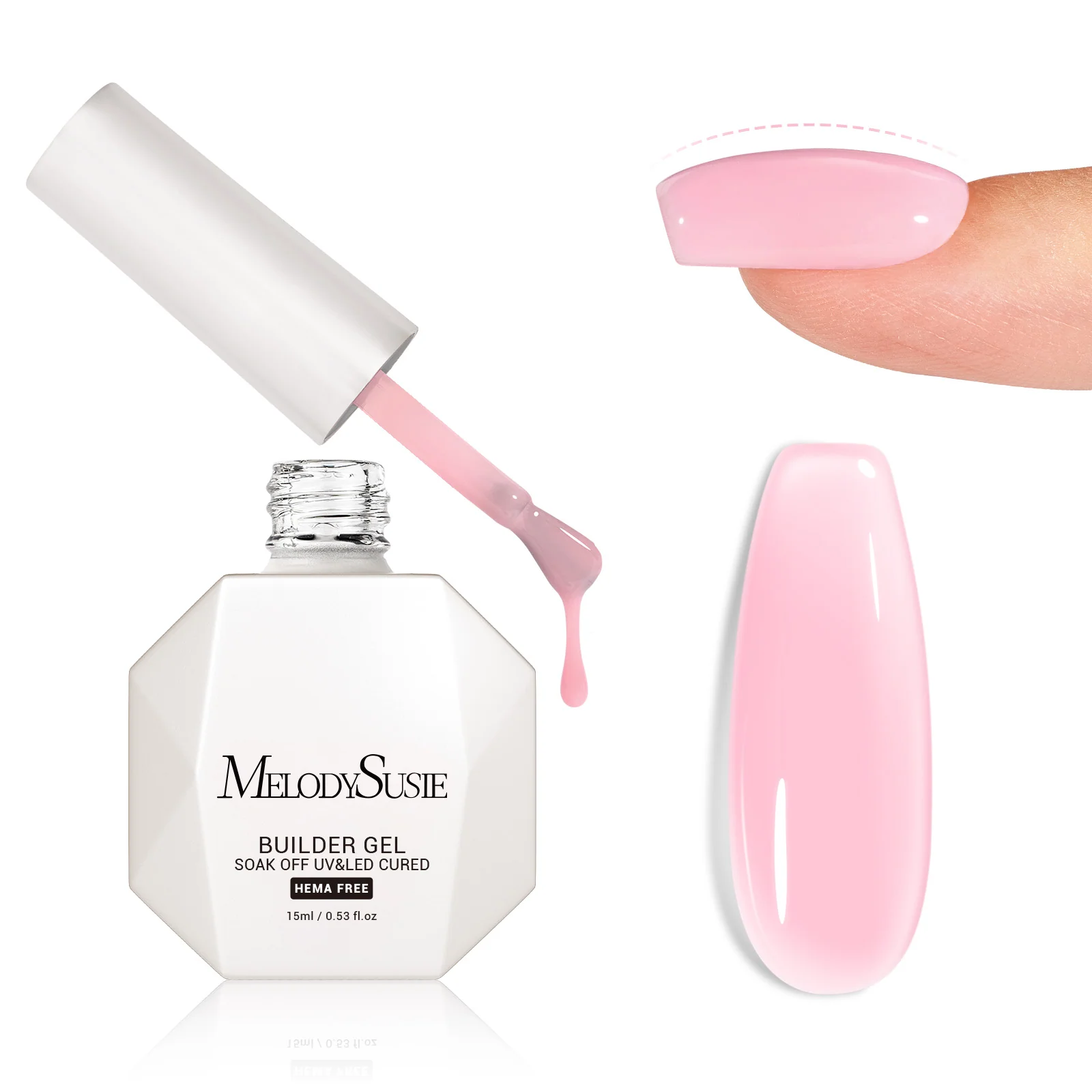 HEMA-Free & TPO-Free 建构甲油胶 15ml、15ml