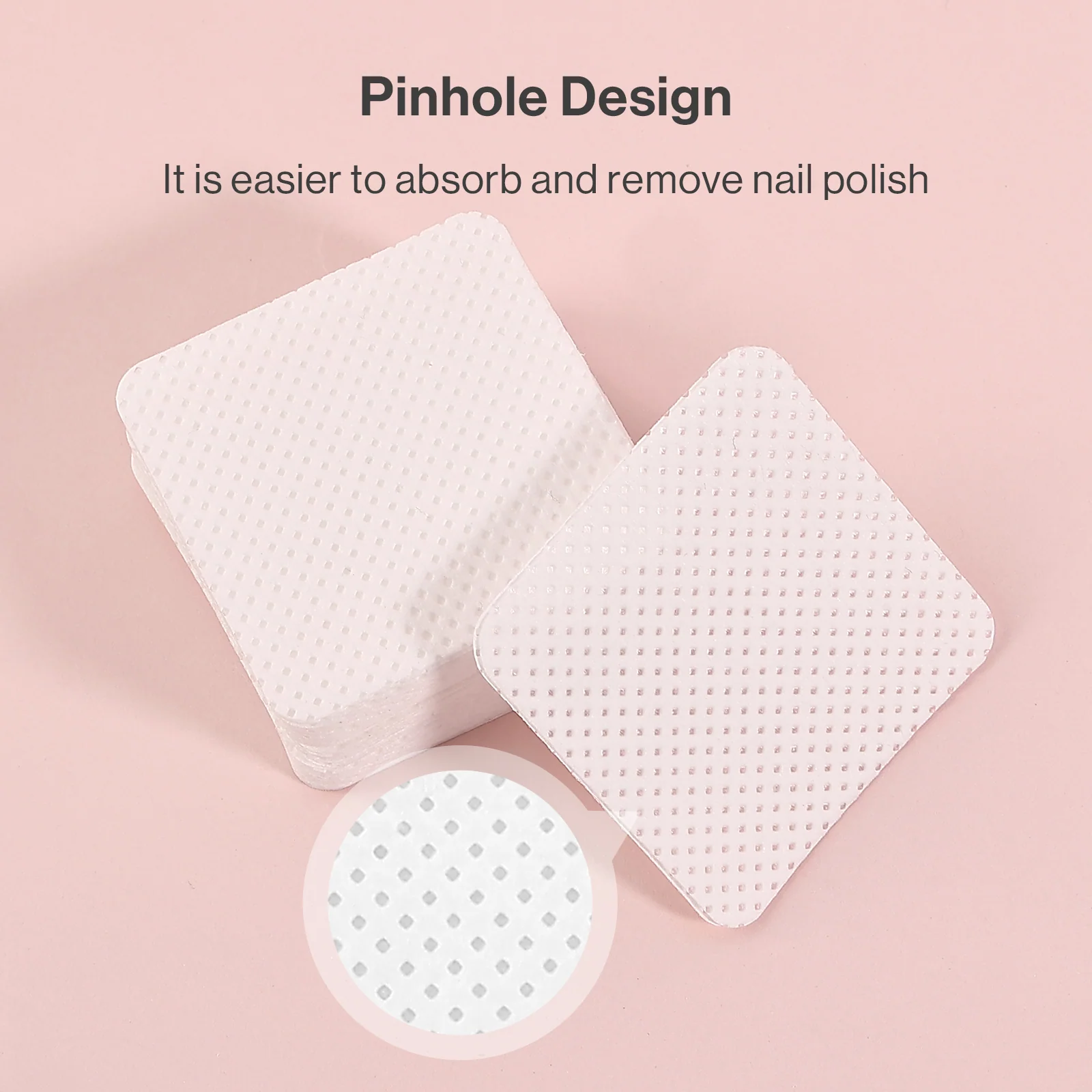 1050 Pcs Lint Free Nail Wipes in a Storage Box
