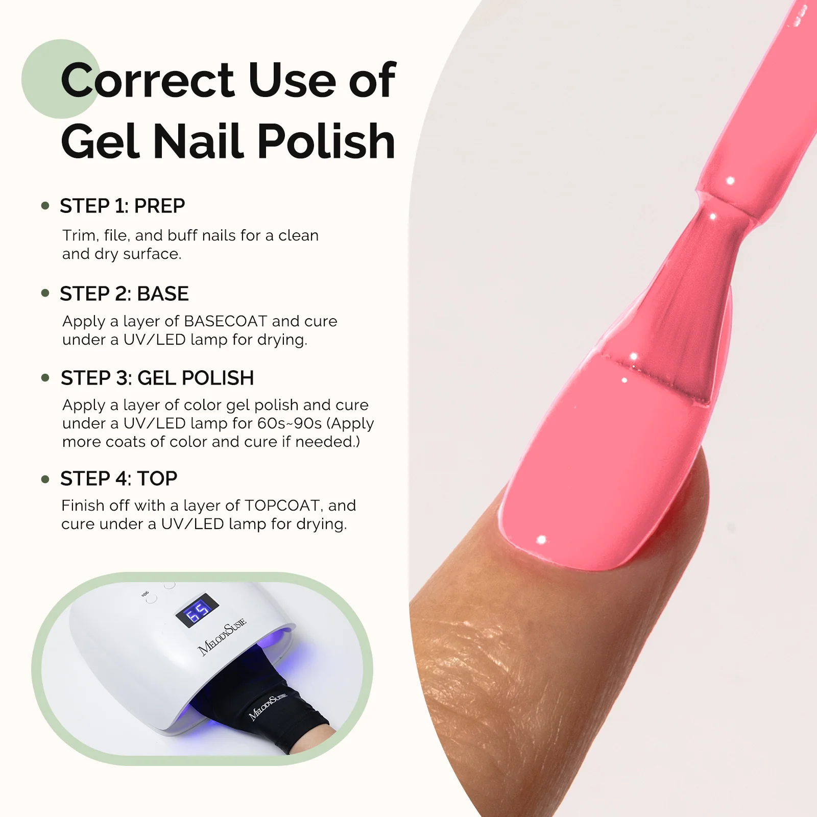 HEMA-Free Gel Nail Polish 0.5 fl oz/15ml - K0547 Thick Blush Pink