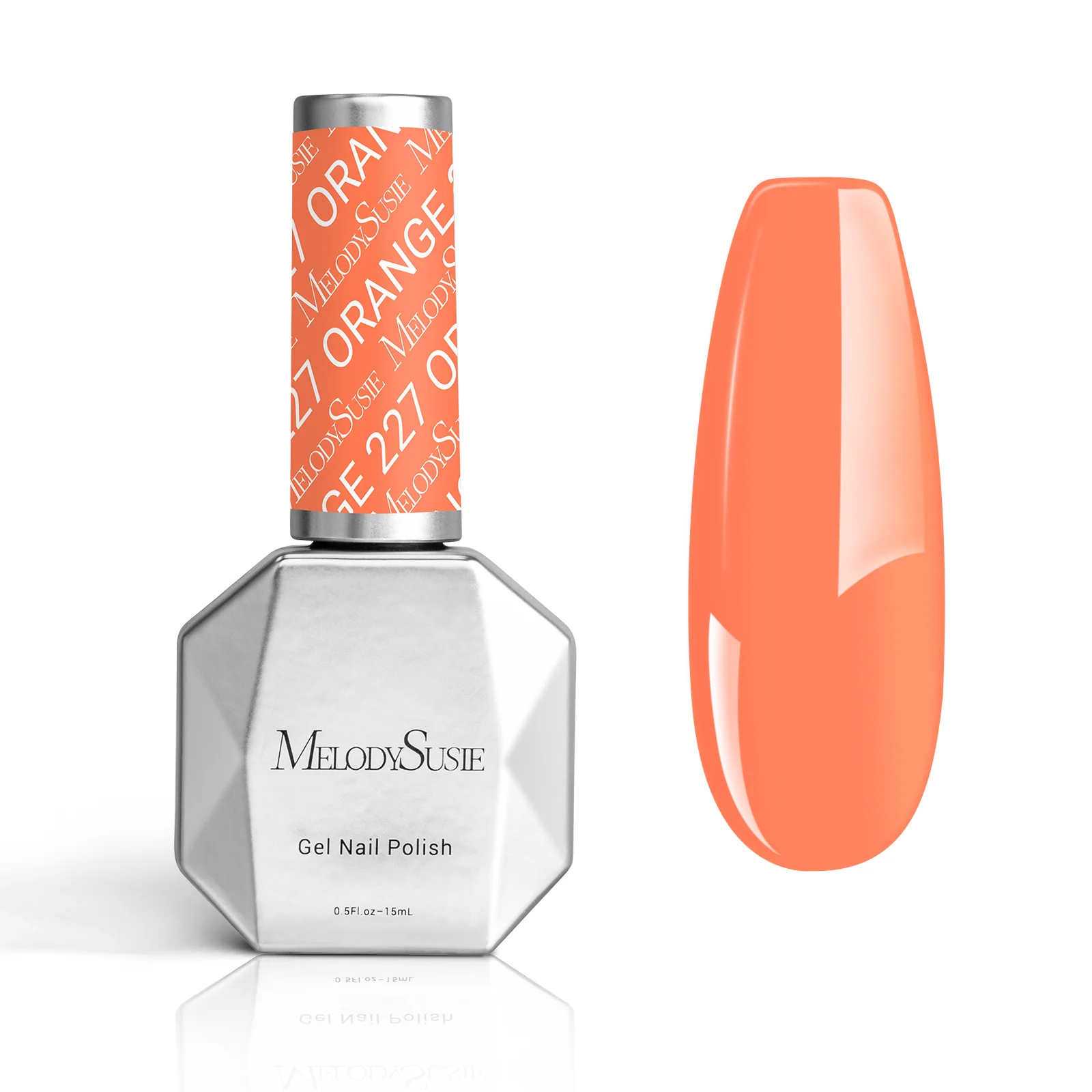 227 Blood Orange TPO-Free Thick Gel Nail Polish 15ml