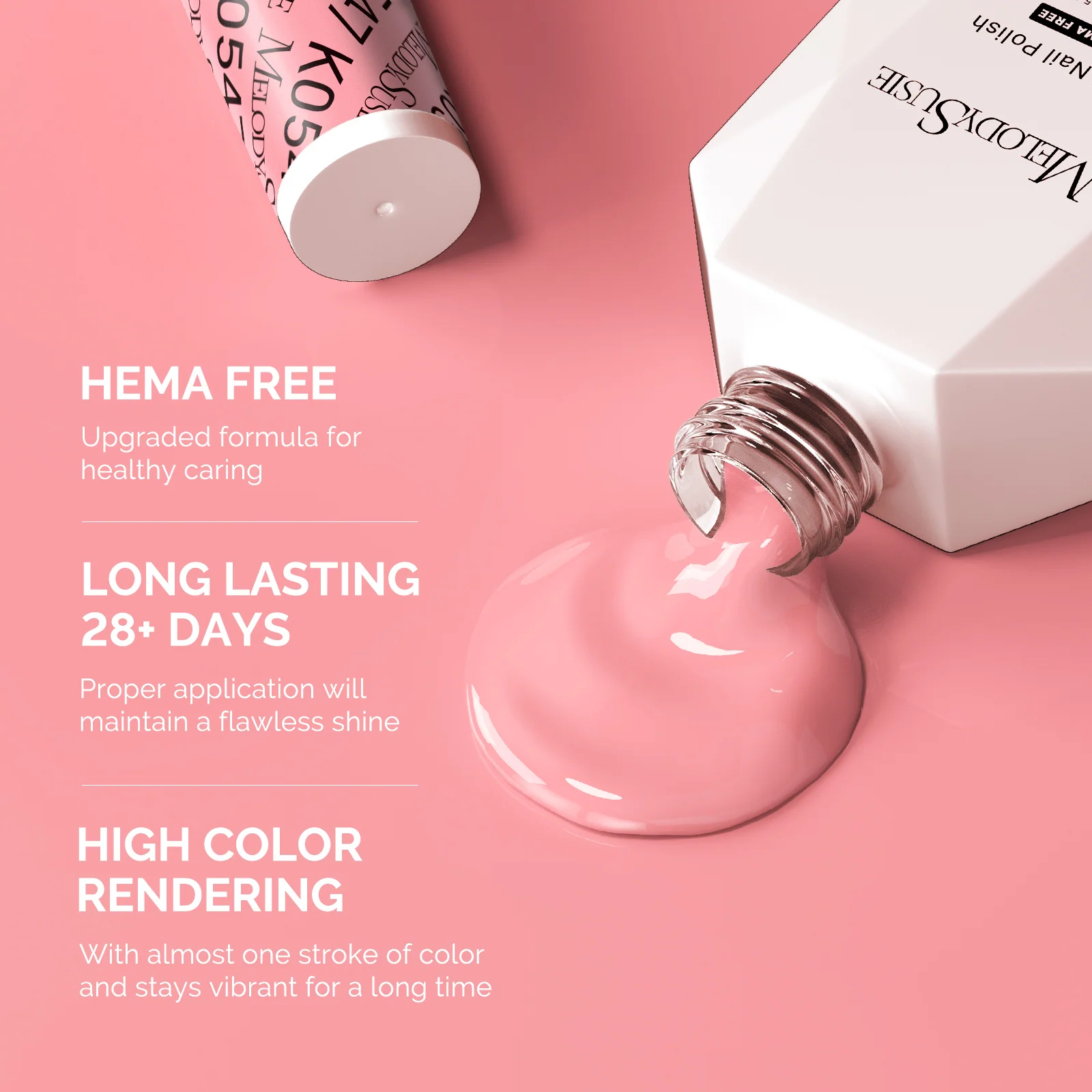 HEMA-Free Gel Nail Polish 0.5 fl oz/15ml - K0547 Thick Blush Pink