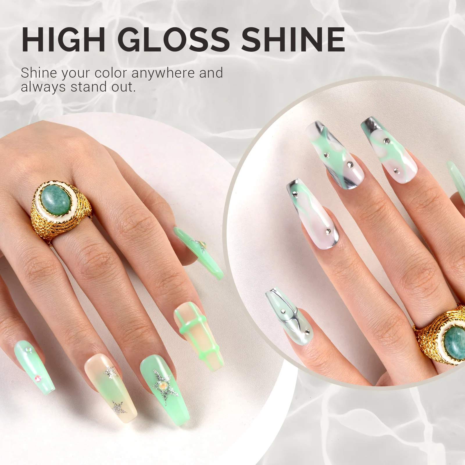 Jeweliver Jelly TPO-Free Gel Polish 15ml Green Lolite 15ml JFR58