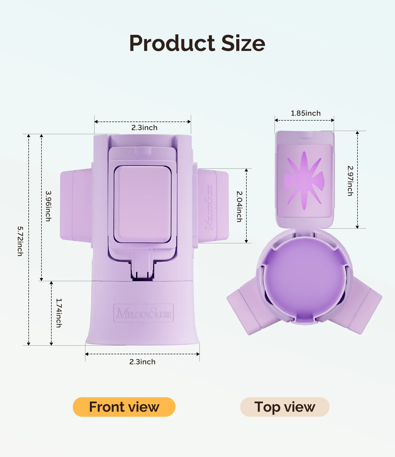GelCarousel Rotatable Nail Art DIY Station in Purple
