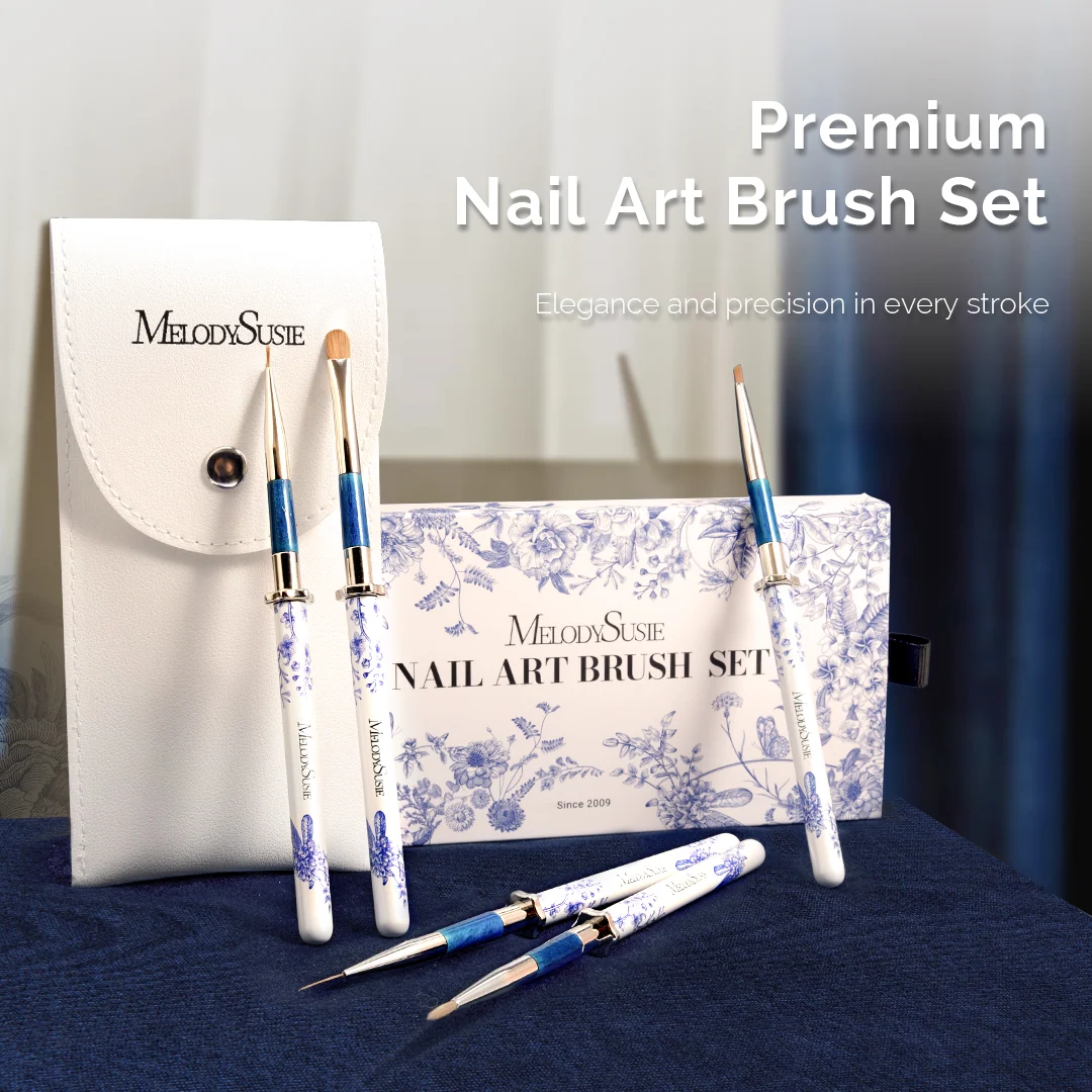 Modular Design Nail Art Liner Brush Set of 5