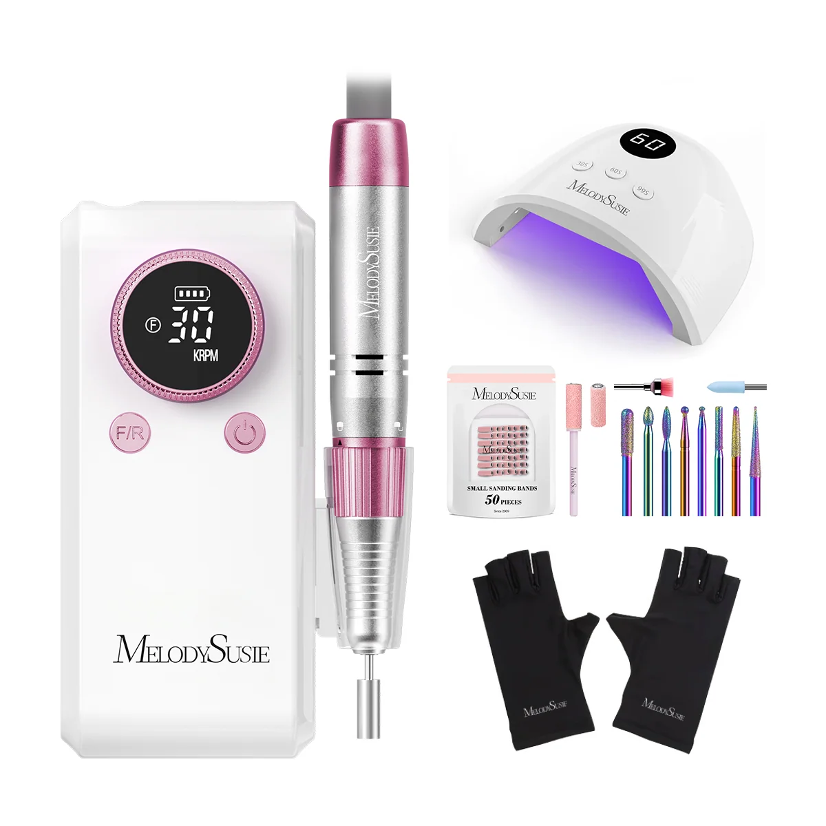 New Triplet Nail Drill Series with Stand Bundle for Manicures