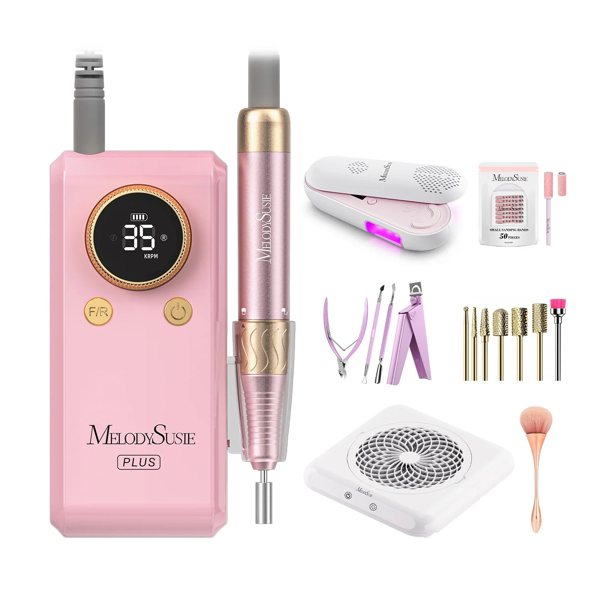 New Triplet Nail Drill Series with Stand Bundle for Manicures