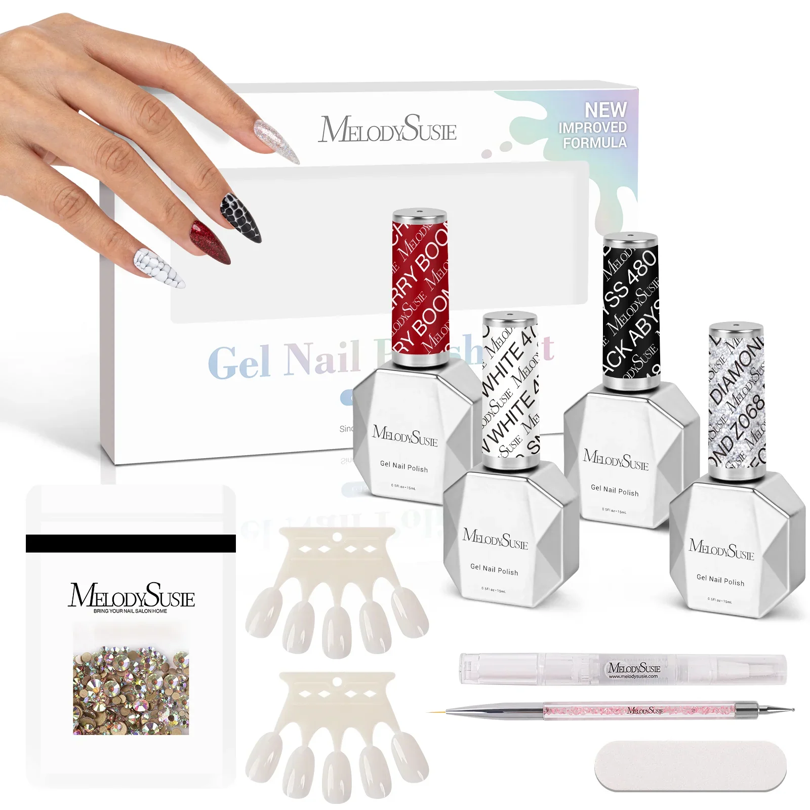 Afternoon Tea Break 15ml TPO-Free Thick Gel Nail Polish 4Pcs Set