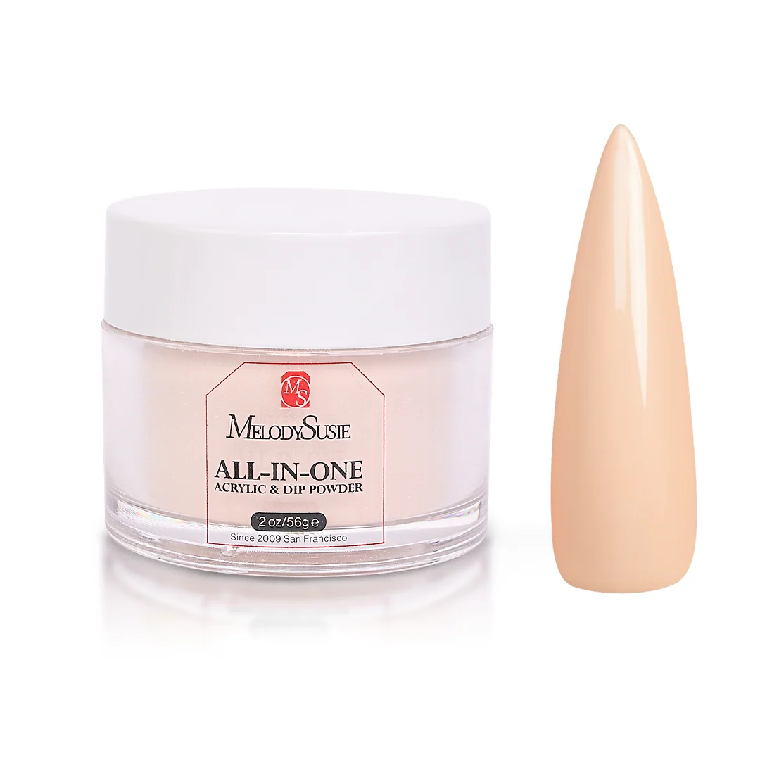 LED/UV Nail Lamps & Nail Drill Bits | MelodySusie 多合一水晶甲与蘸粉，A Lil' Foxy，2 Oz