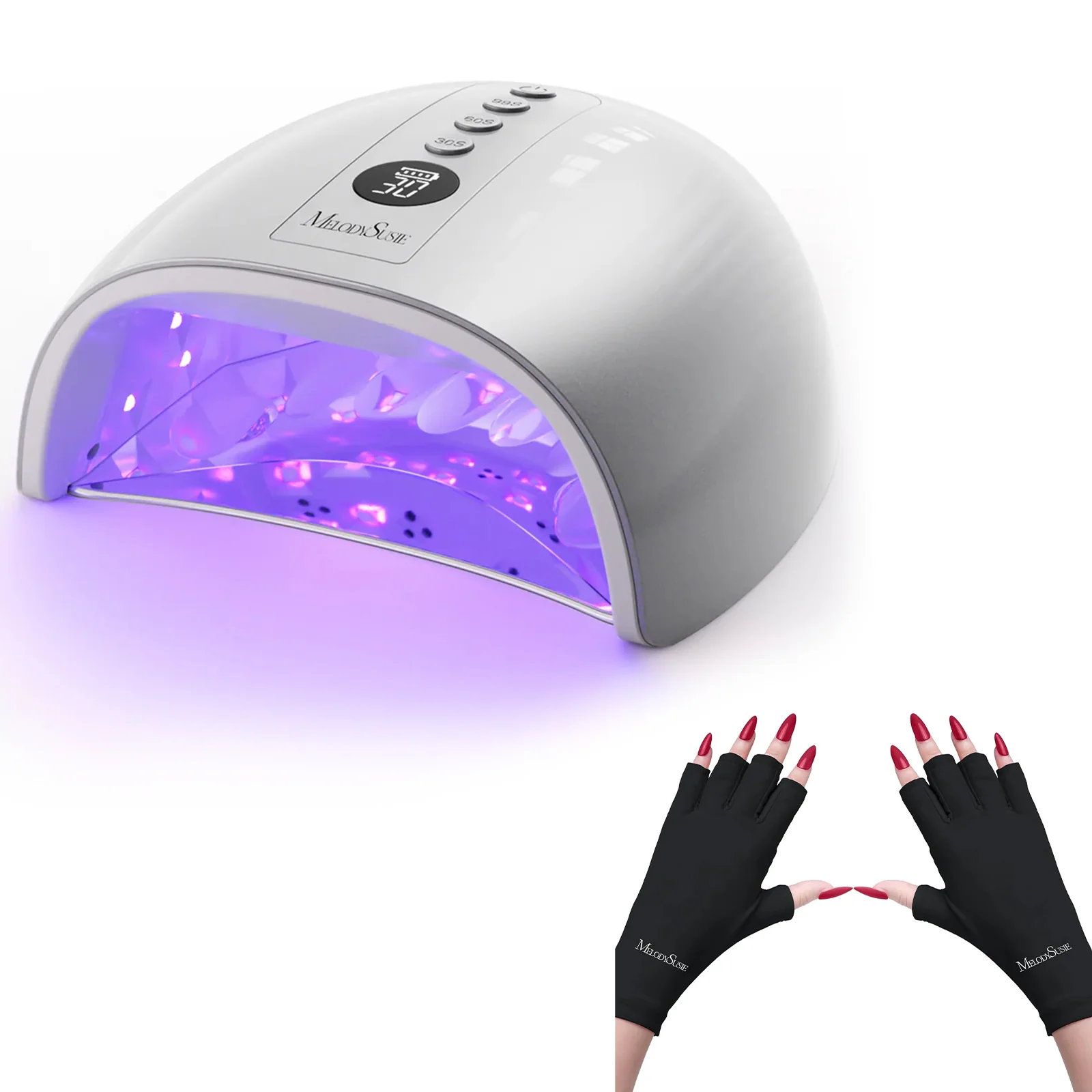 P-PLUS30GT UV Gloves Kit - Silver