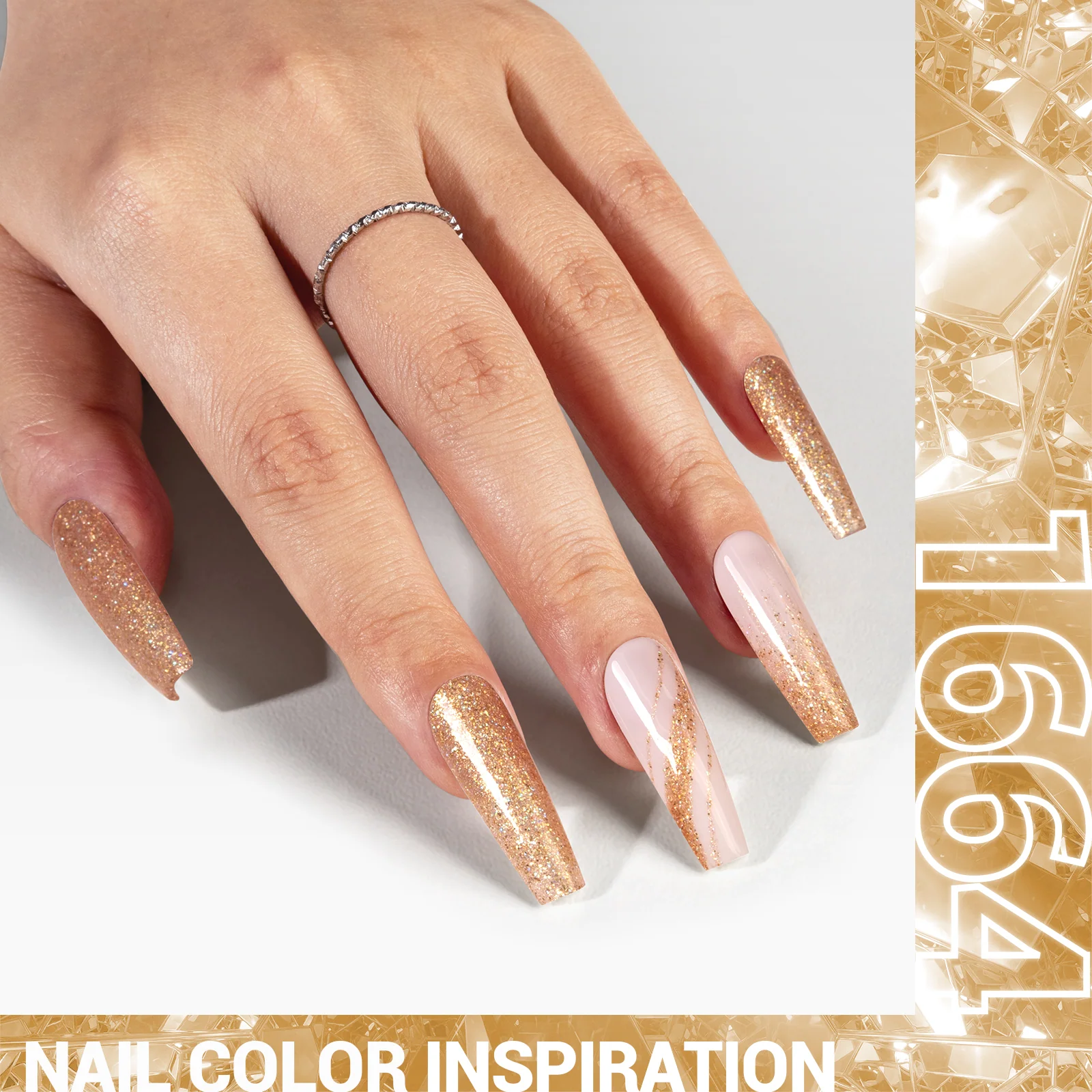 1664 Golden Sands - TPO-Free Thick Gel Nail Polish(15ml)
