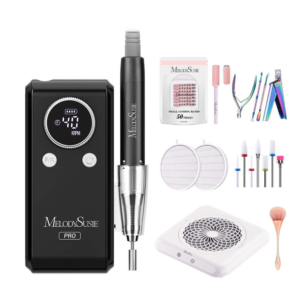 New Triplet Nail Drill Series with Stand Bundle for Manicures