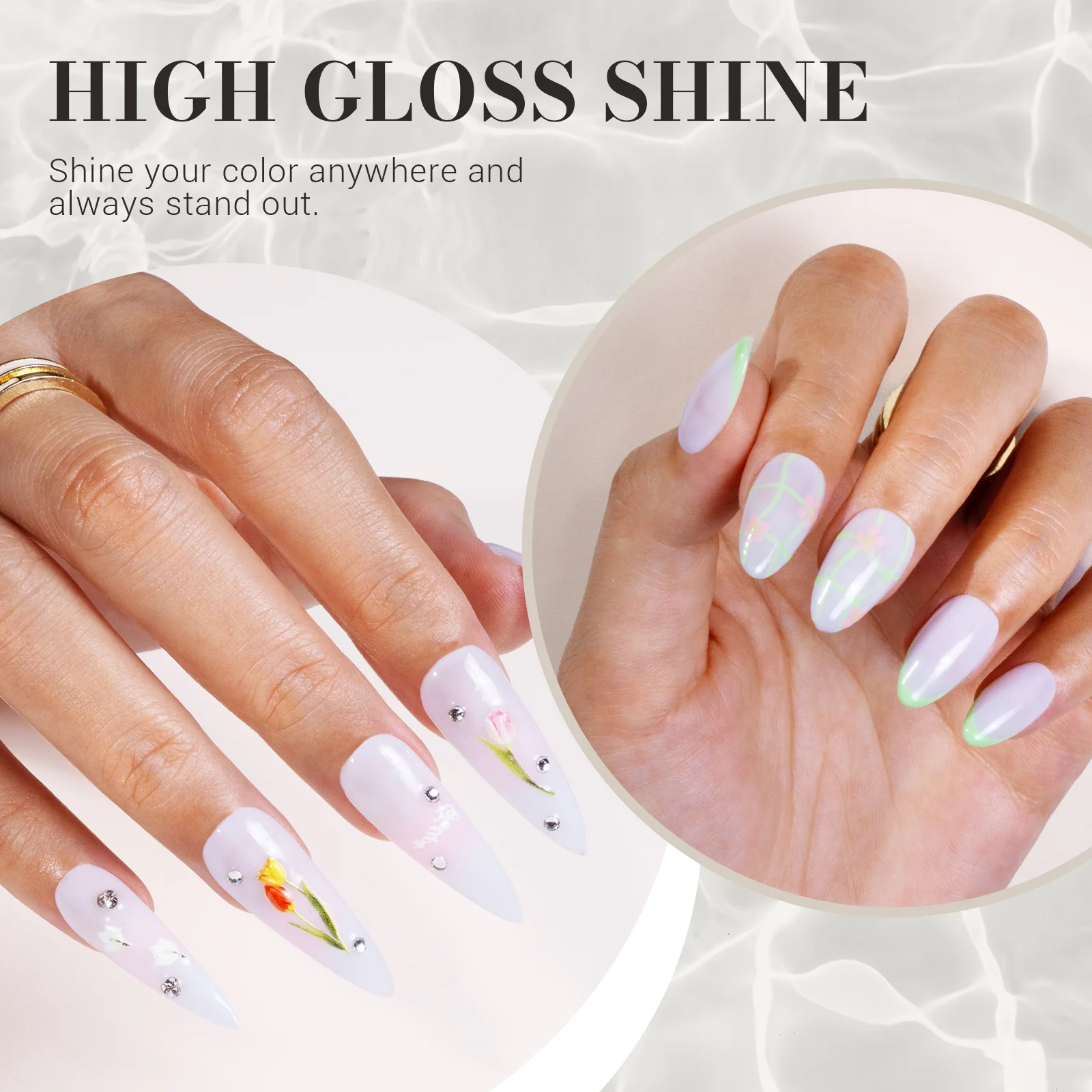 Jeweliver Jelly TPO-Free Gel Nail Polish Milky 0.5 fl oz/15ml JM22