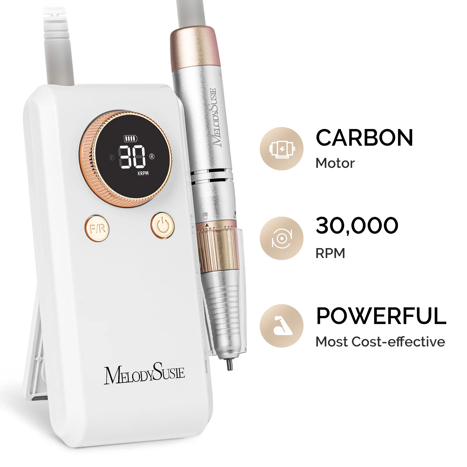 New Triplet Nail Drill Series with Stand Bundle for Manicures