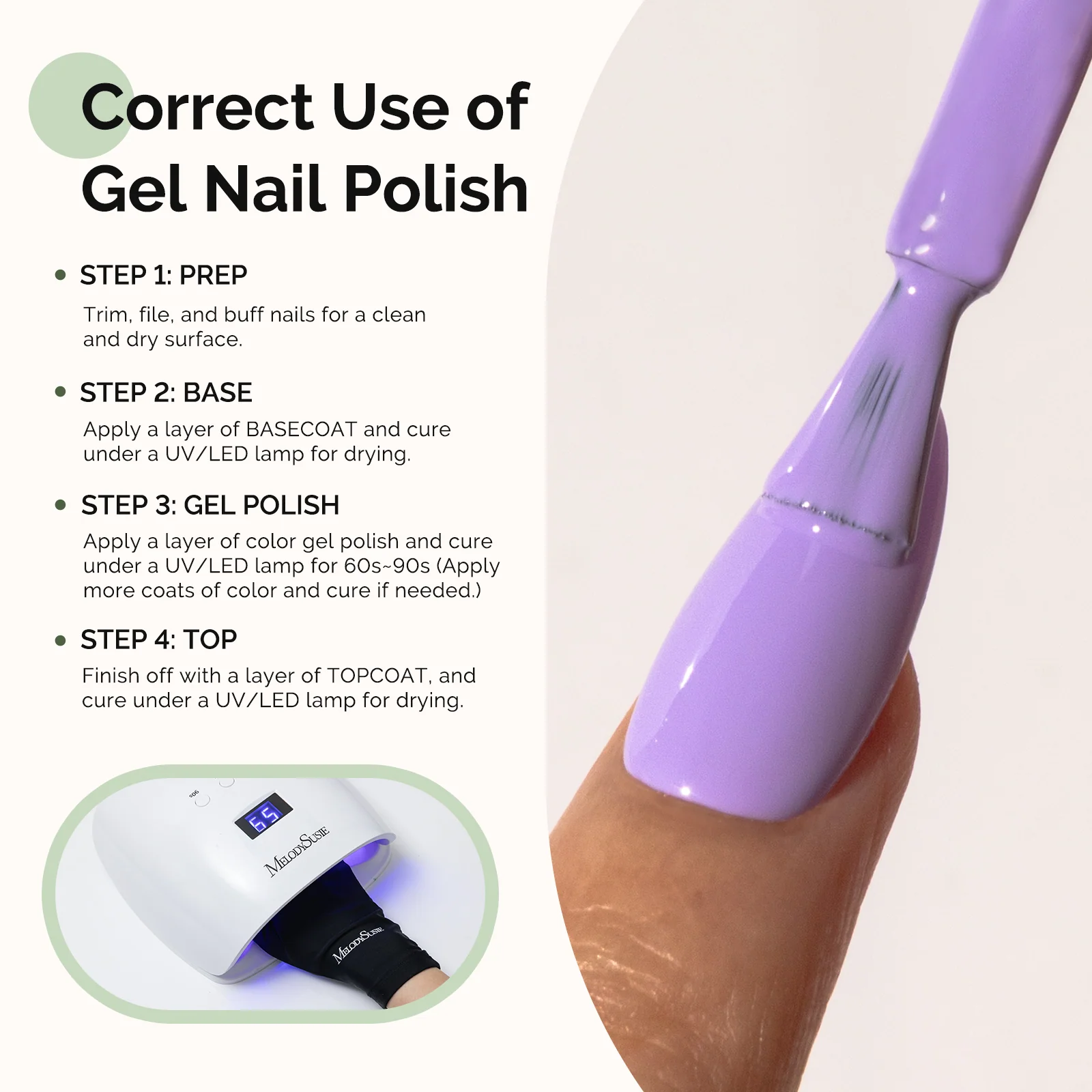 449 Purple HEMA-Free Gel Nail Polish 0.5 fl oz/15ml