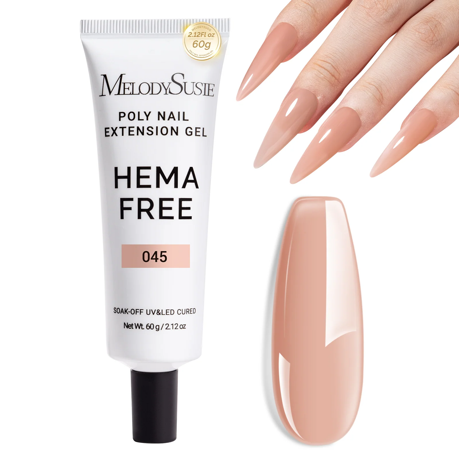 HEMA-Free & TPO-Free Poly Nail Extension Gel – 60g