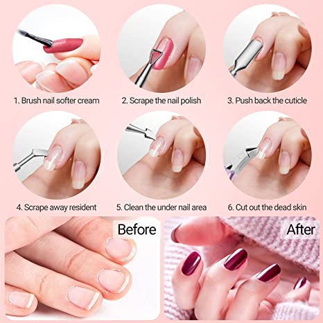 Melodysusie Acrylic Nail Clipper 4 in 1 Kit in Pink