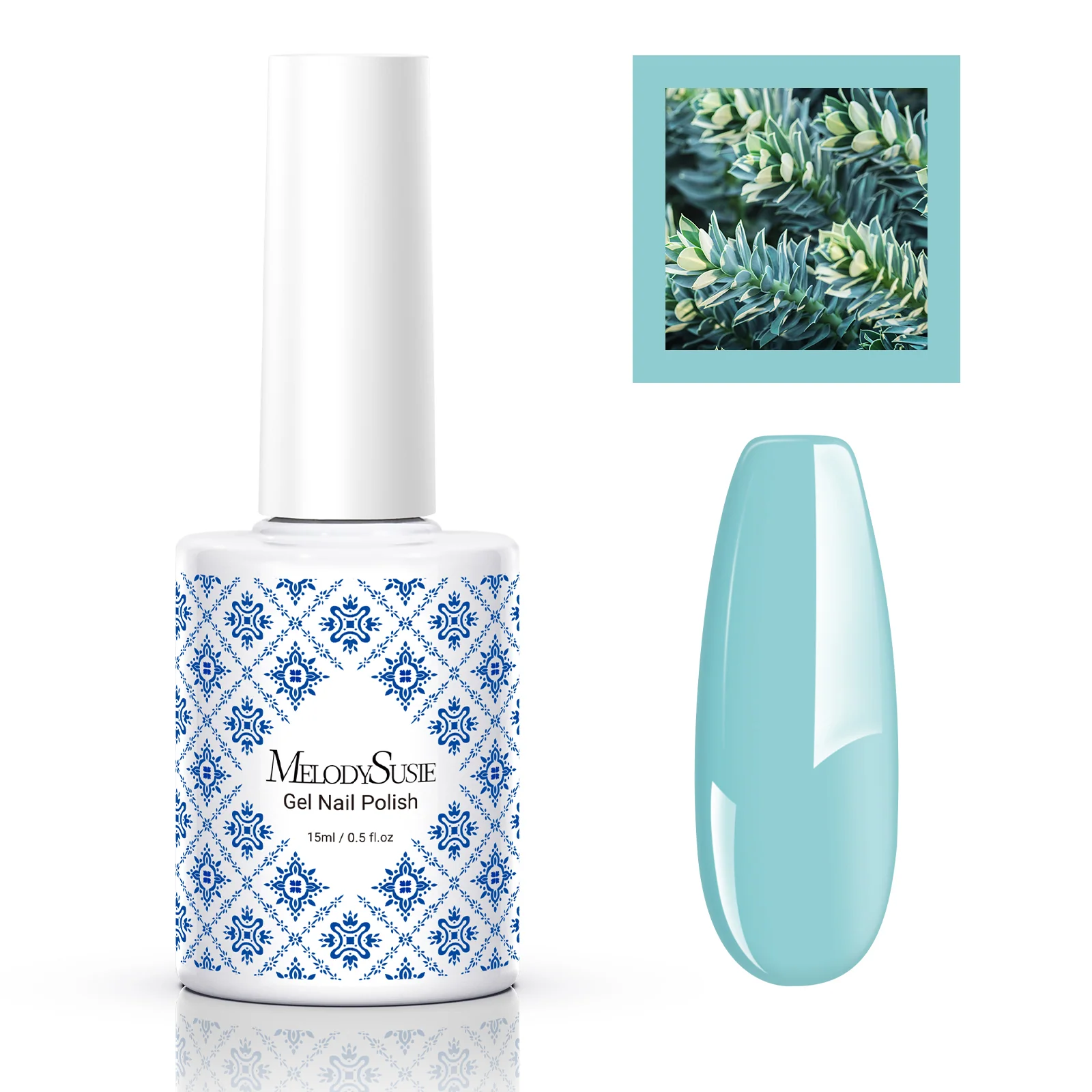 Fleurwee HEMA-Free & HPMA-Free & TPO-Free Gel Nail Polish Plant-based 0.5 fl oz/15ml - P31 Green Succulent