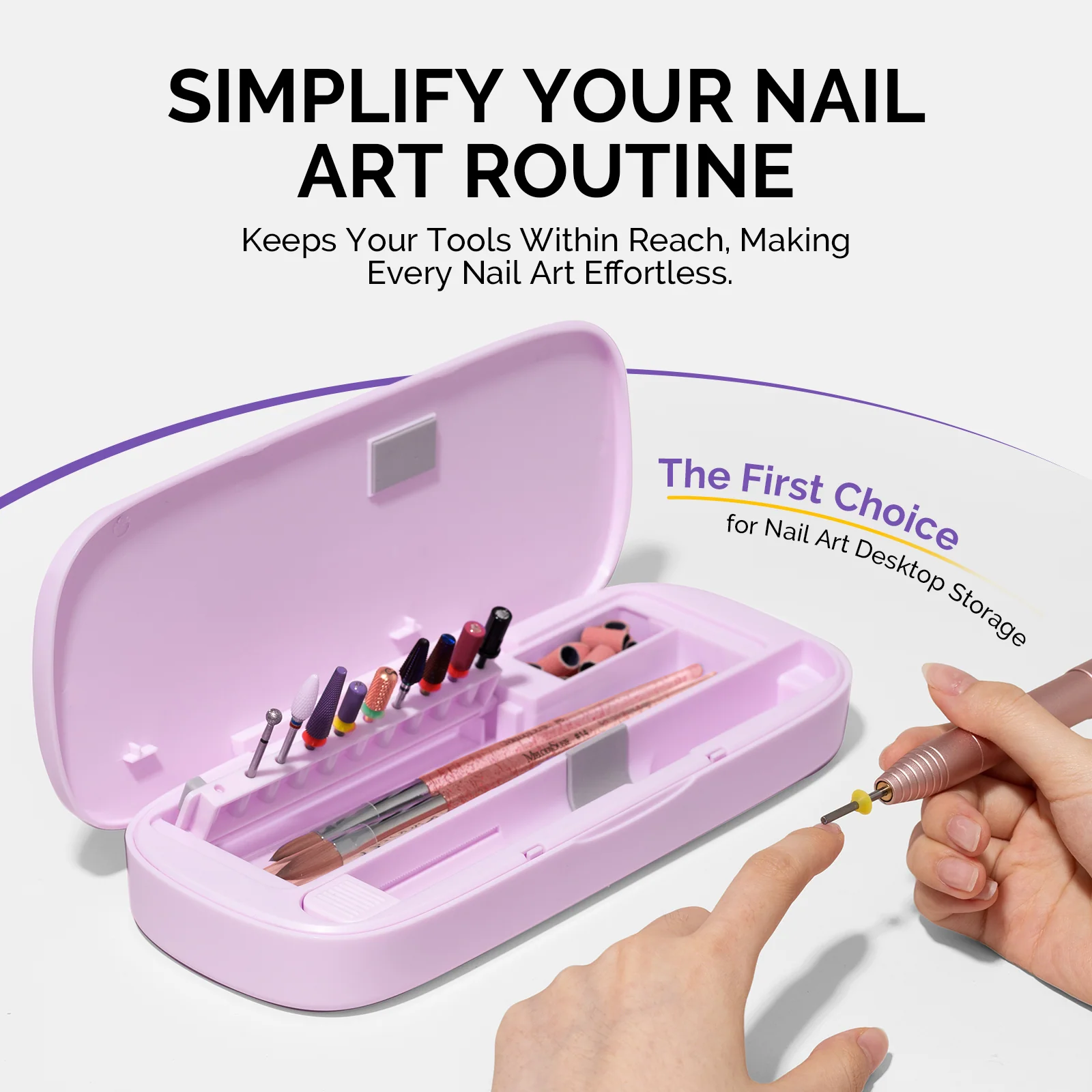 Acrylic Nail Tool Storage Box(ONLY BOX)