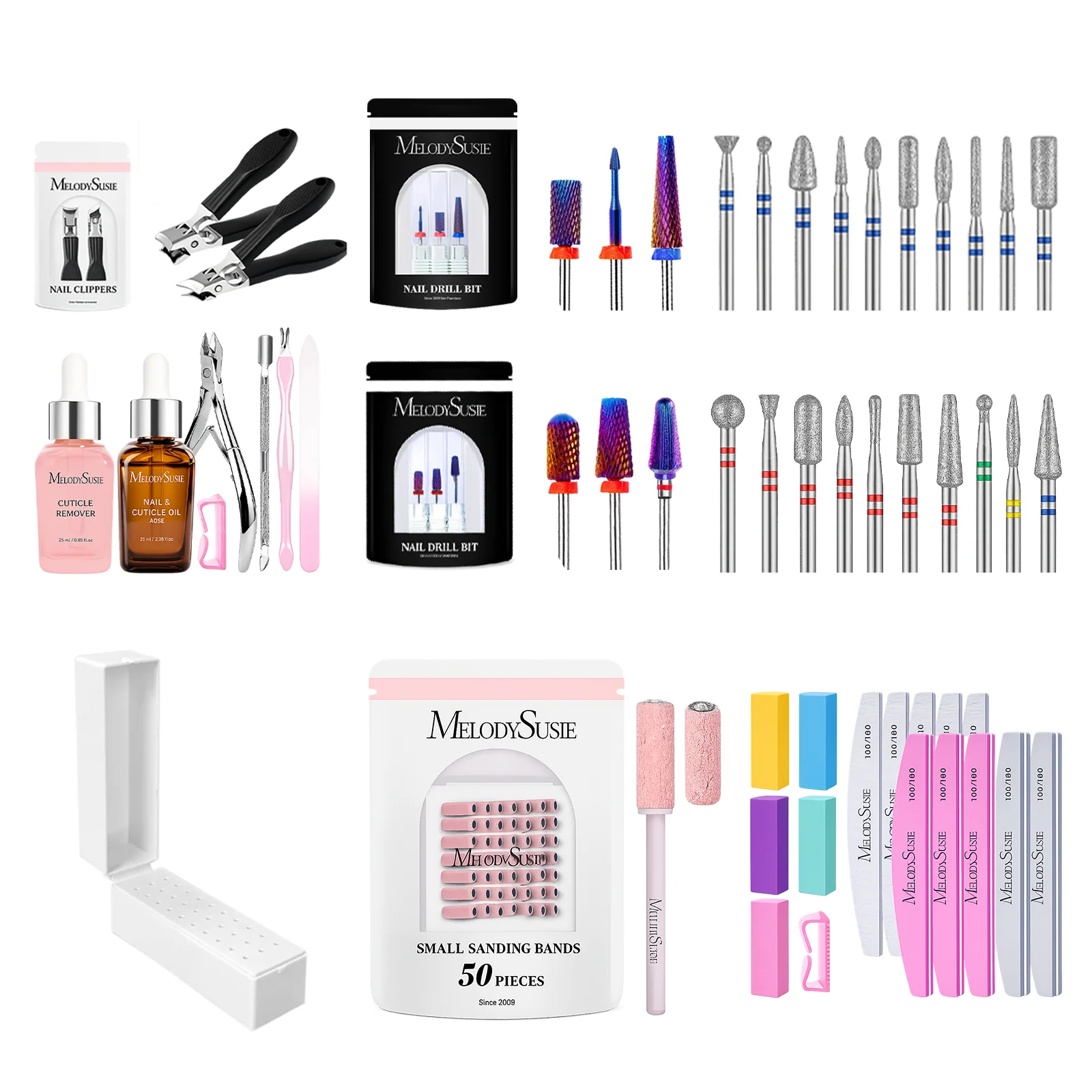 Nail Art Student Training Kit with Gel, Brushes and Practice Tools