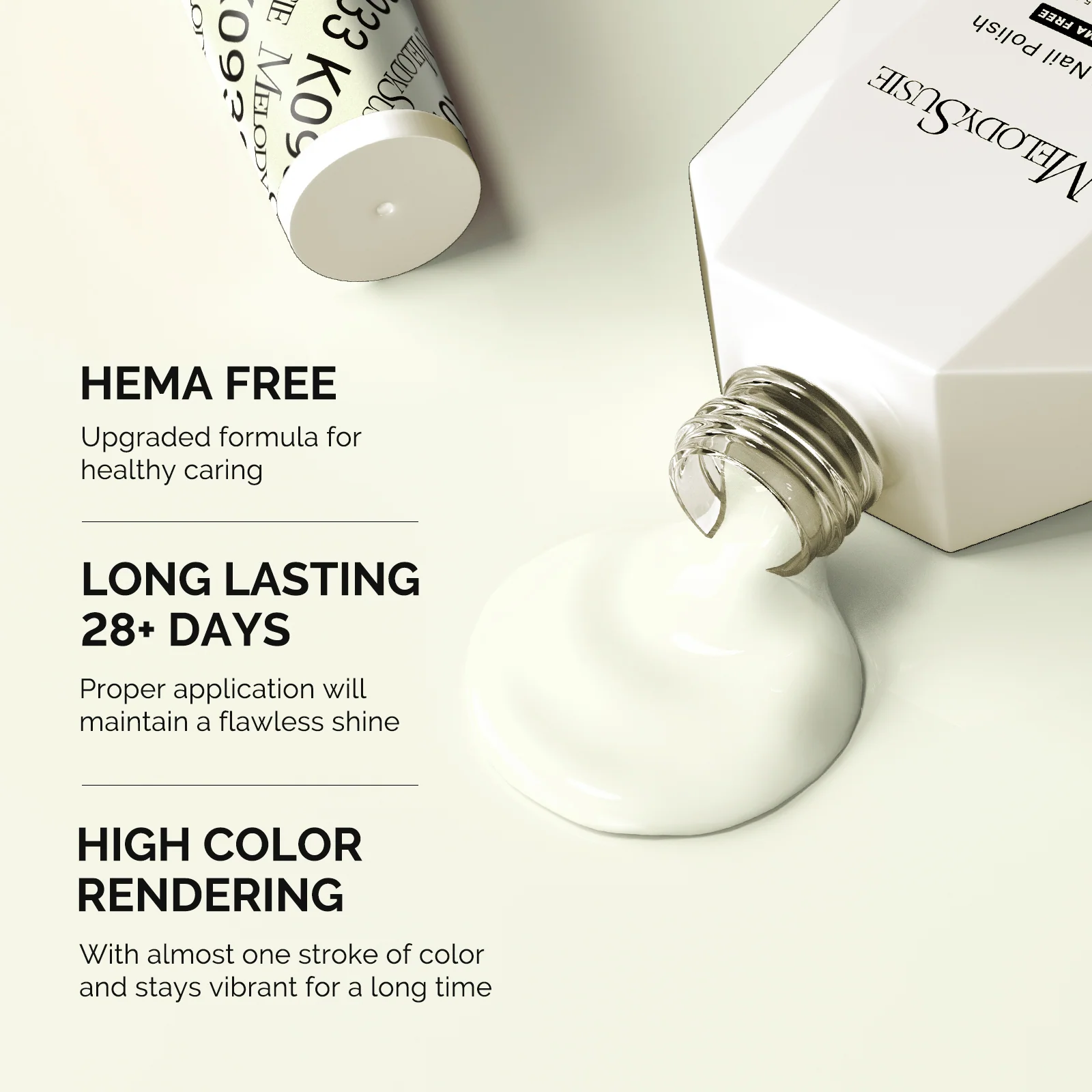 HEMA-Free Gel Nail Polish 0.5 fl oz/15ml in K0933 Thick Beige