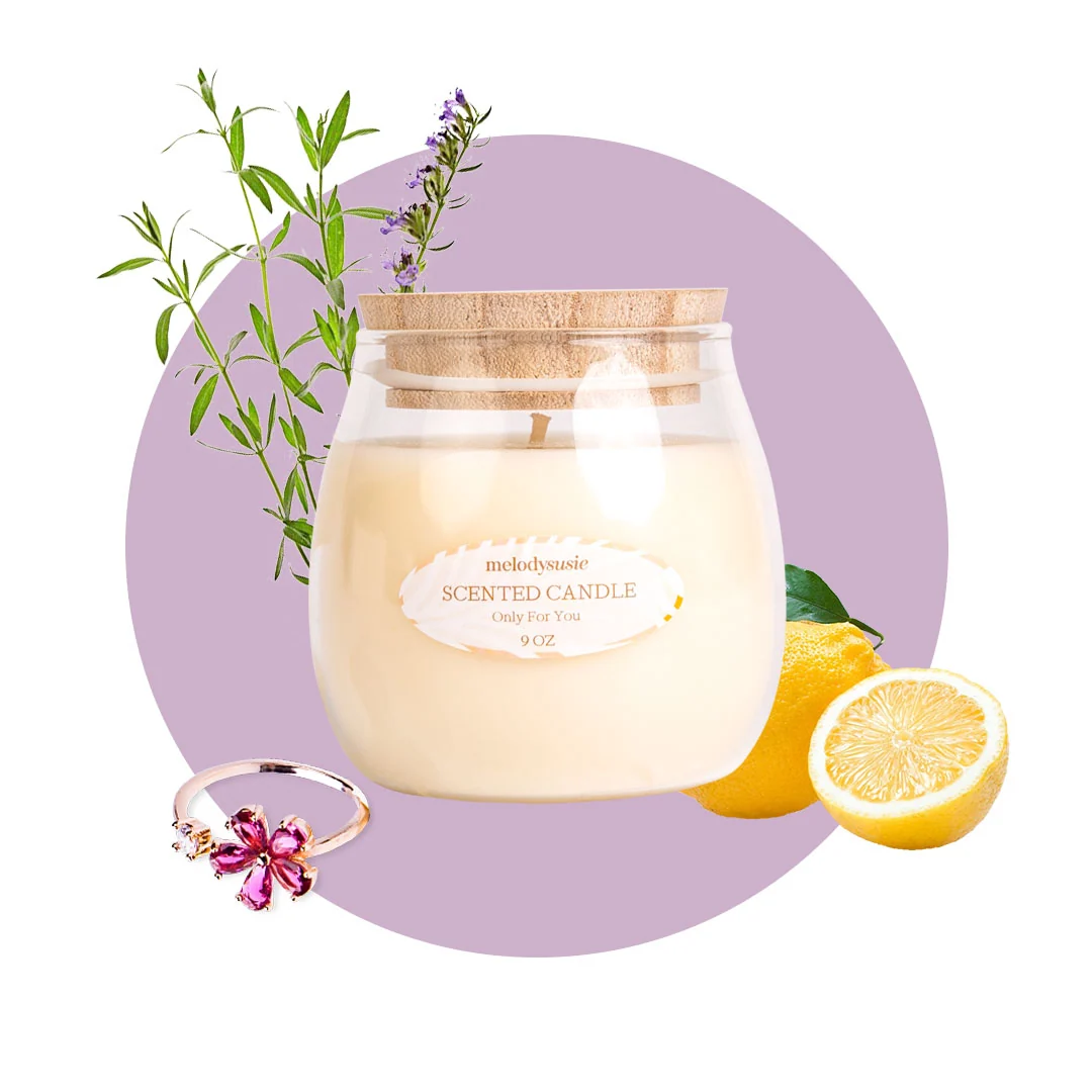 Large Jar Fortune Gift Scented Candles (9 oz)