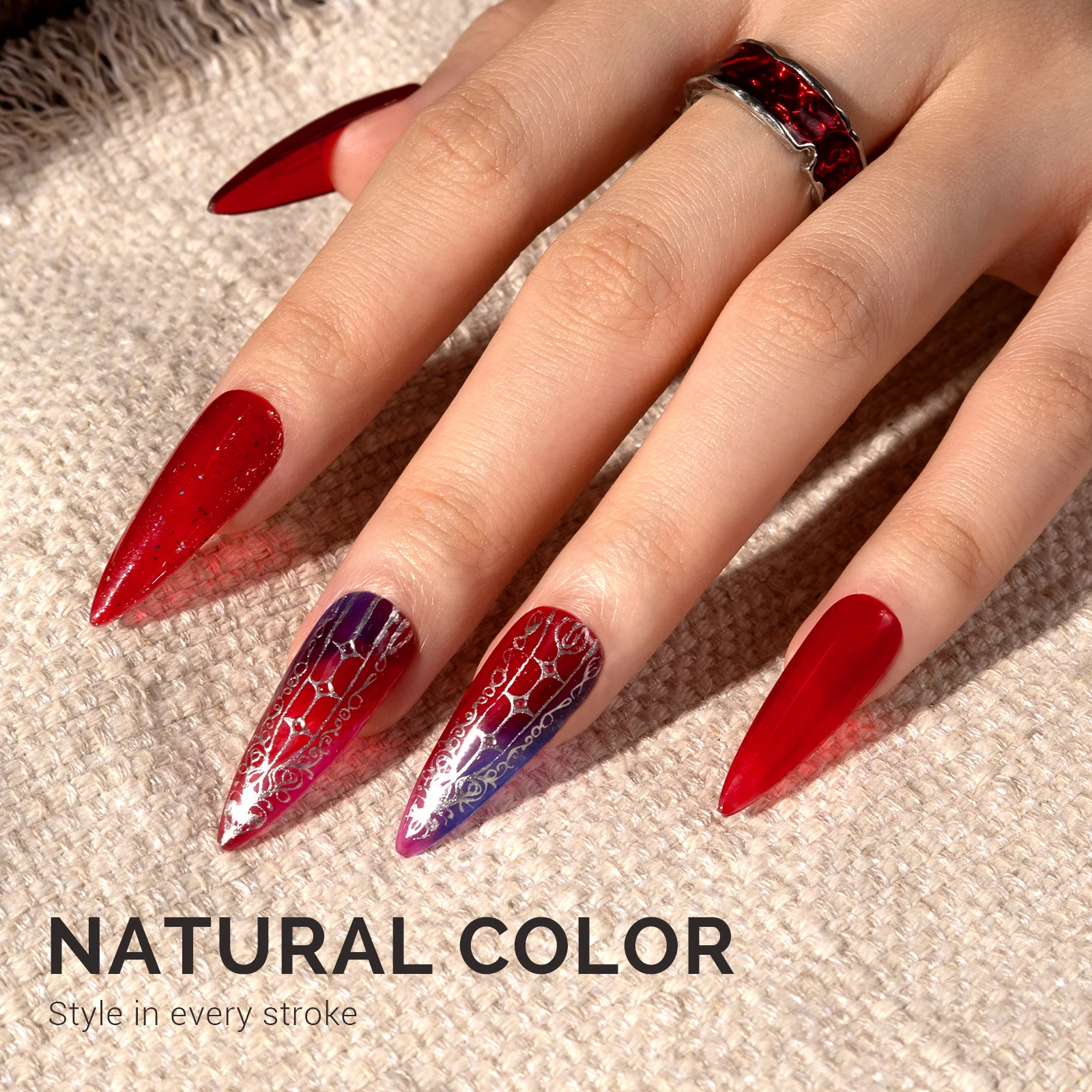 Jeweliver Jelly TPO-Free Gel Polish 15ml - Red Diamond - JDZ30