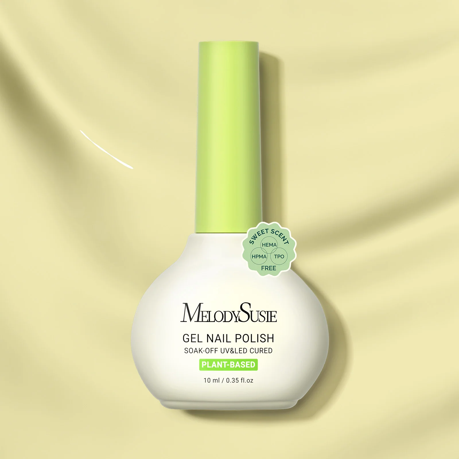 甜美香氛植物基甲油胶，不含HEMA和TPO 10ml/0.34 fl oz