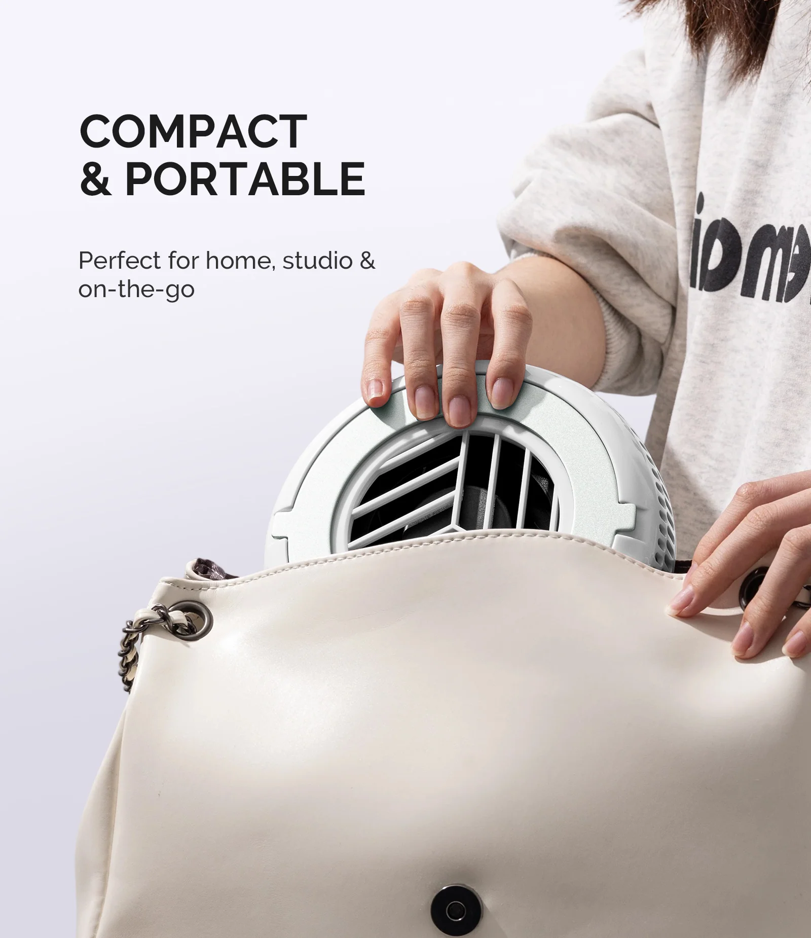 HProA Nail Dust Collector White Kit with Filter Papers